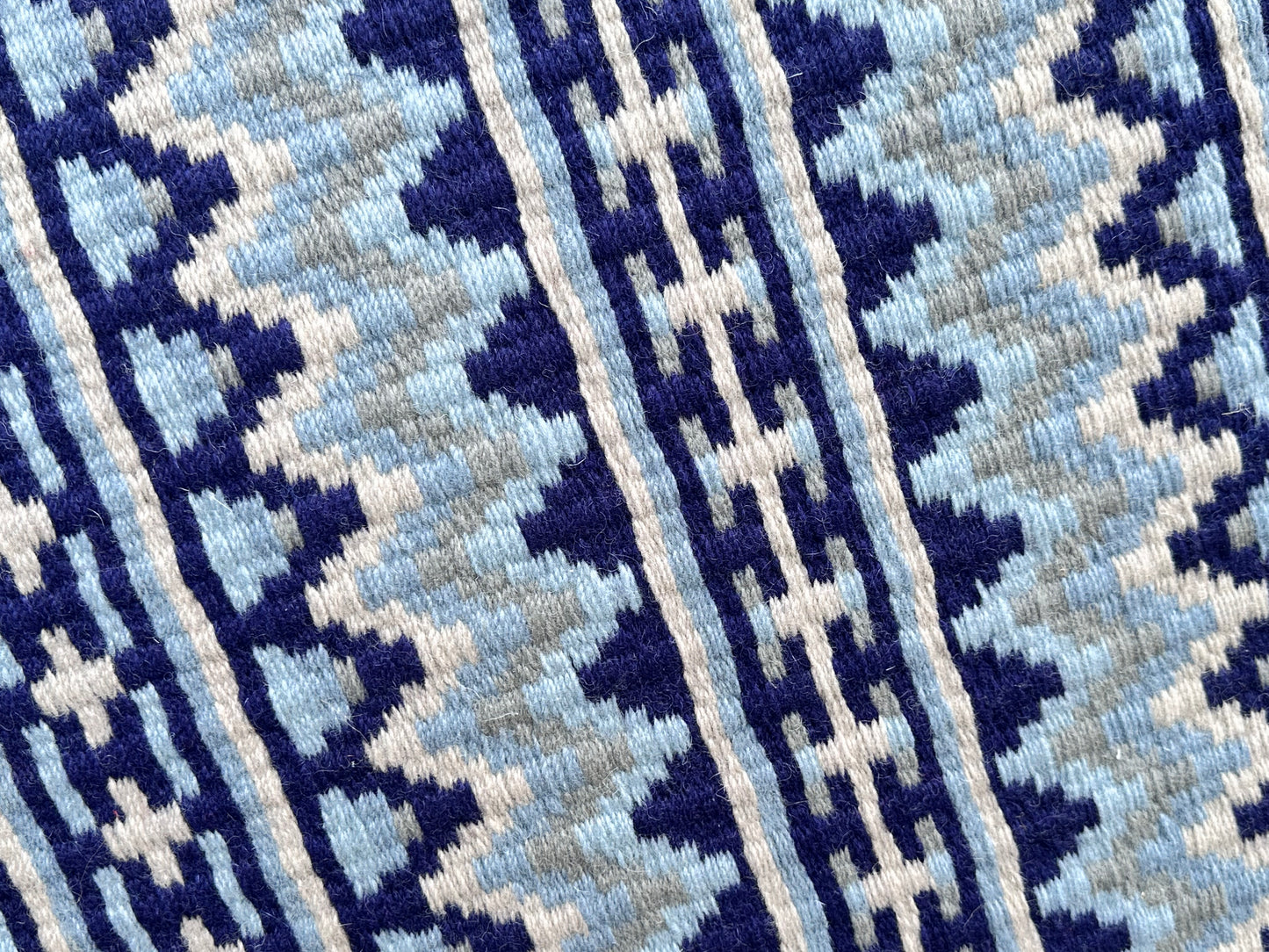 B378 Oversized Saddle Blanket Navy Blue, Forget me Not, Ash, Light Blue, Pale Grey