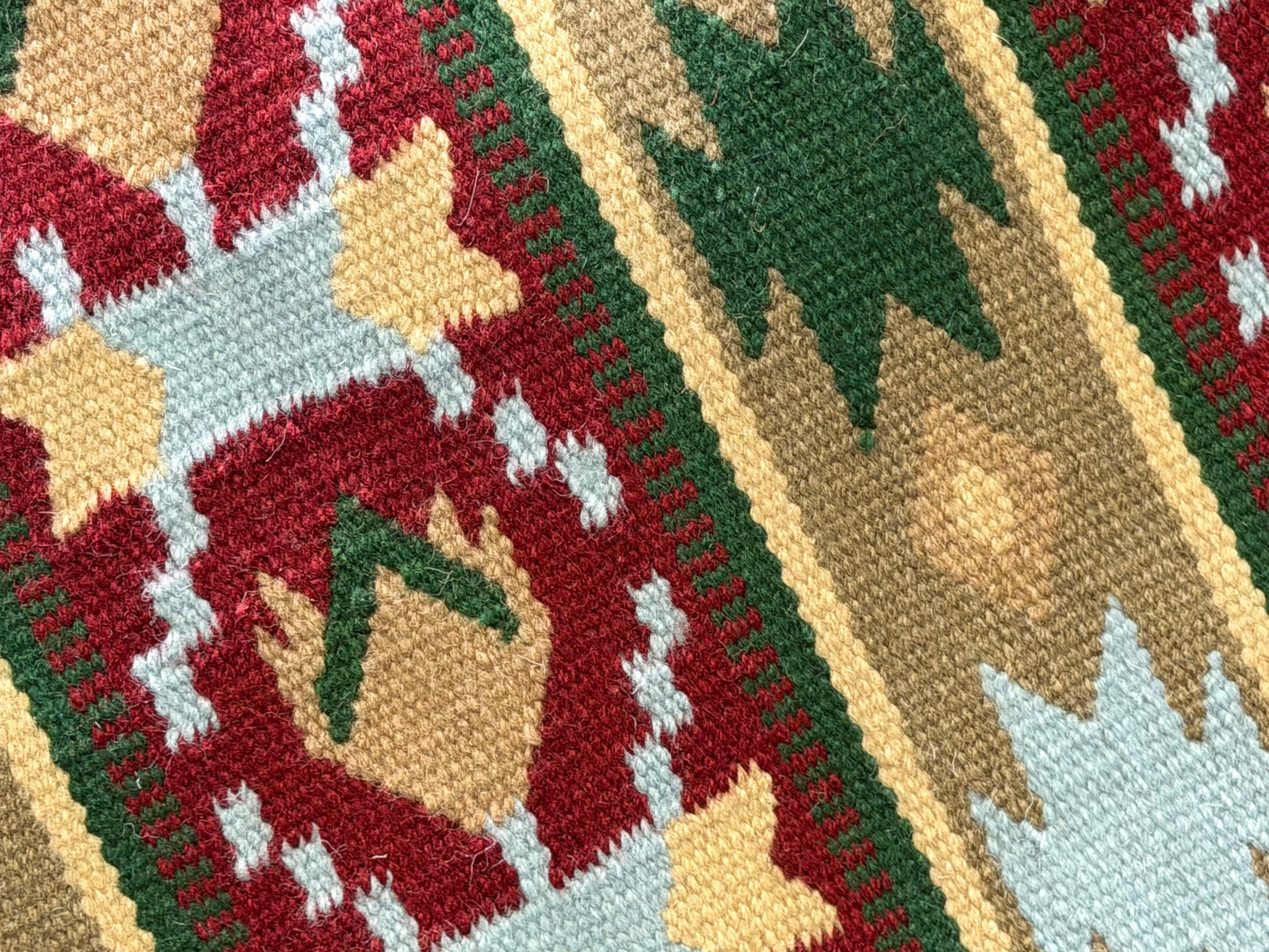 a100 Ranch Oversized Saddle Blanket Maroon, Tan, Hunter Green Sky Blue