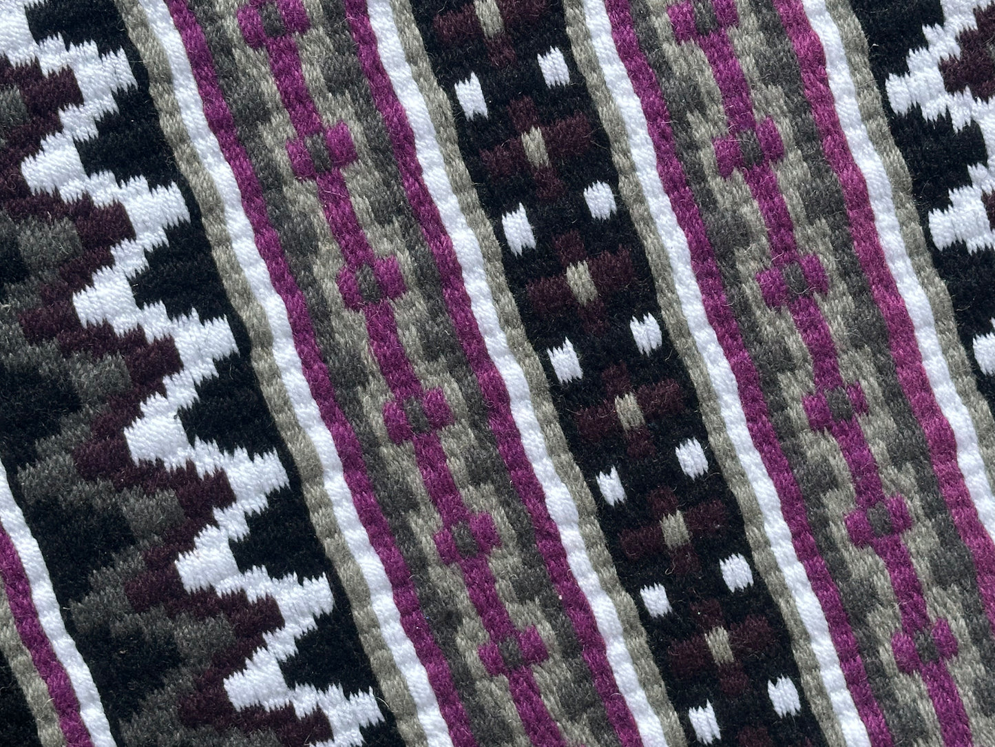 B412 Oversized Saddle Blanket Black, Charcoal, Ash, White, Grape Juice, Dark Plum
