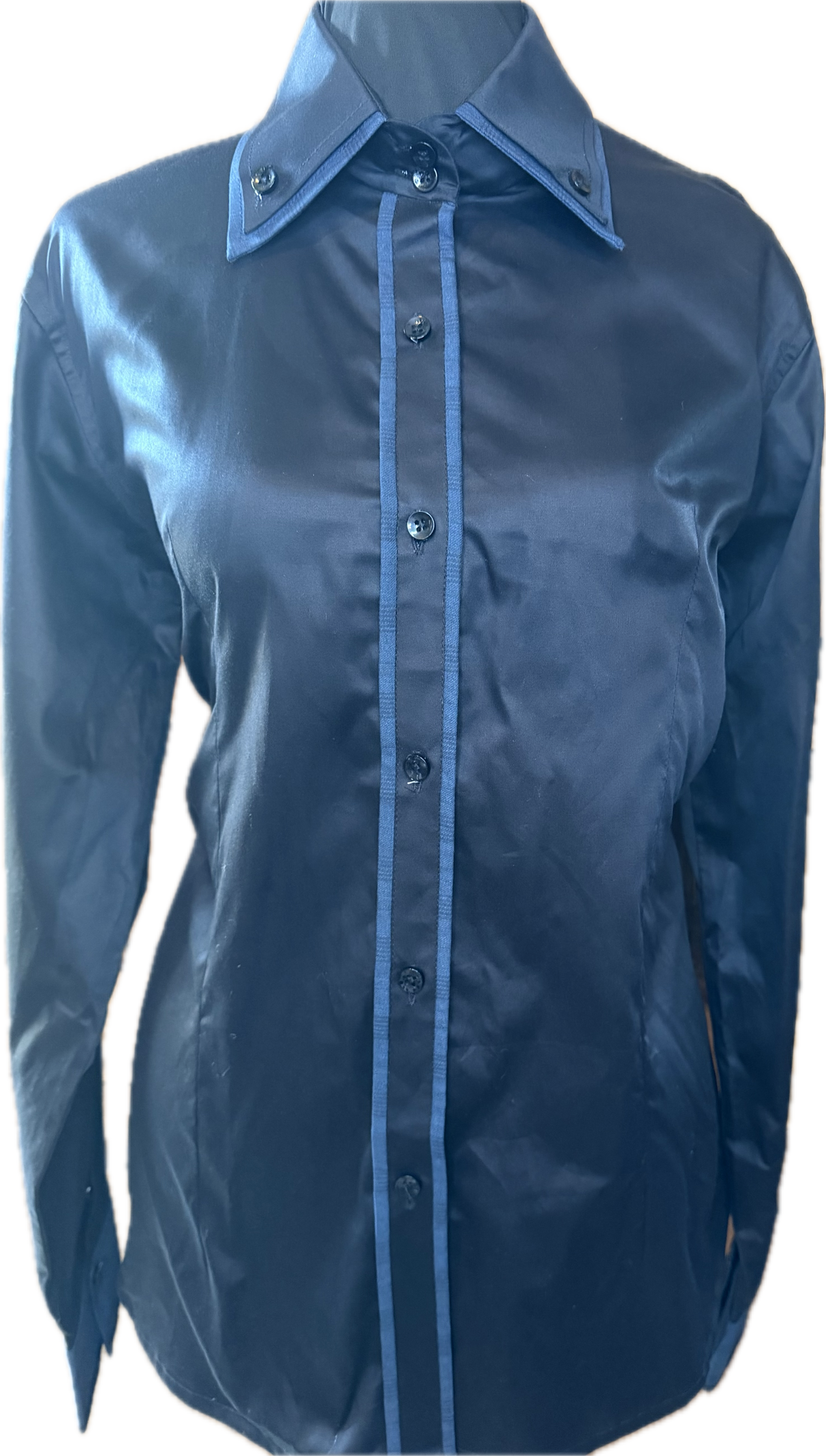 *42 Bust* Vest Set *Navy Blue Plaid and Matching Shirt