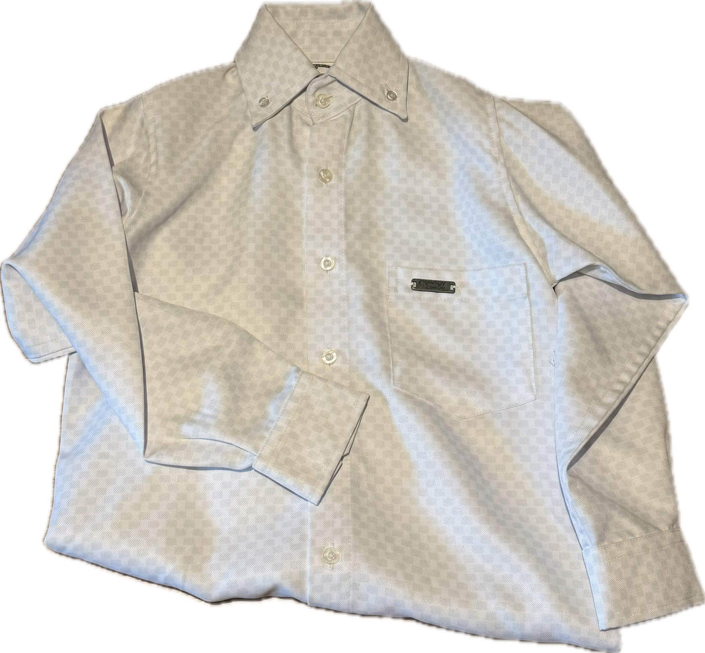 Cowboy Couture Youth Boys -White- size 4 (ONE ONLY)