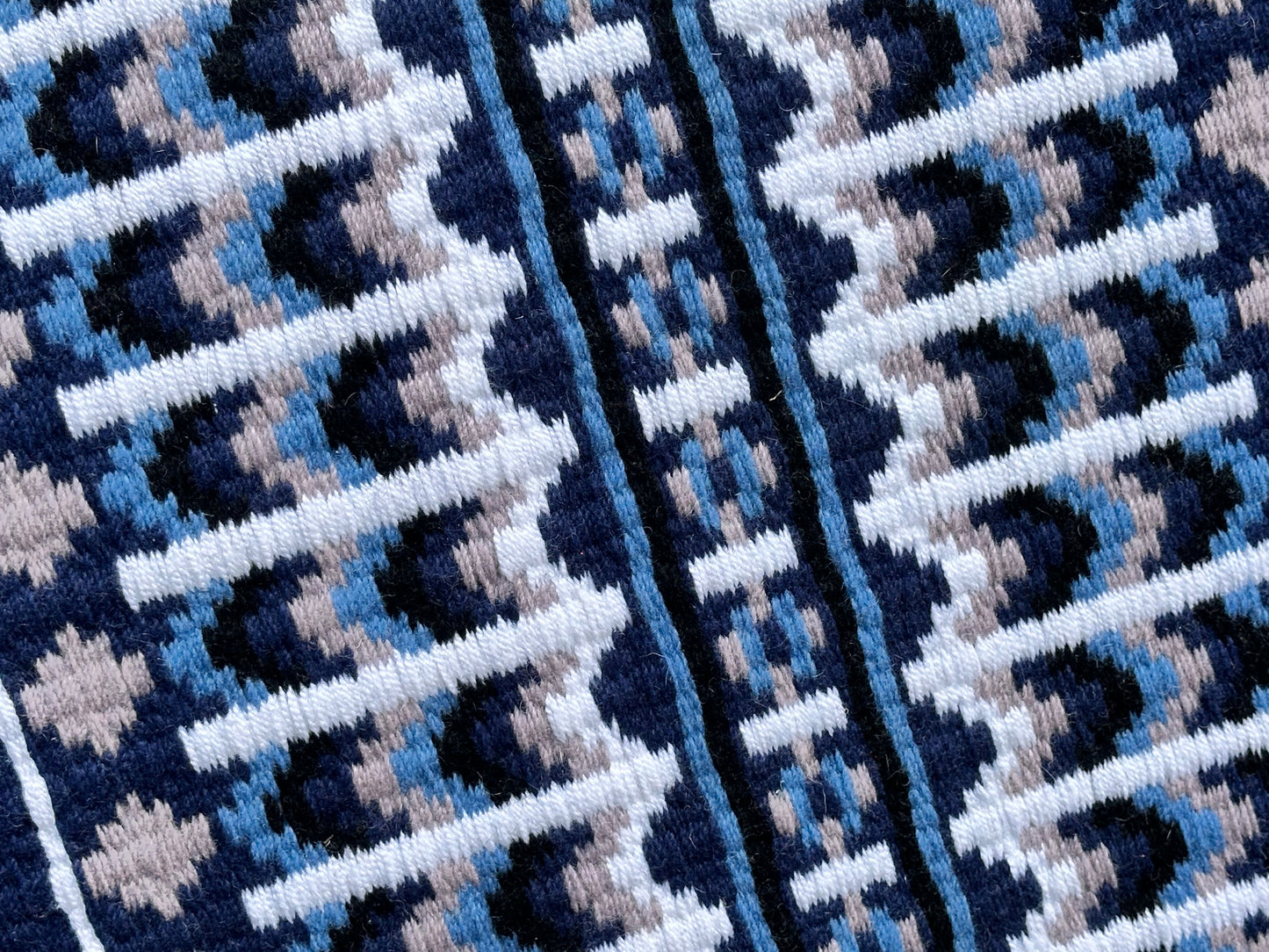 B376 Oversized Saddle Blanket Navy Blue, Periwinkle, Lavender, White, Black