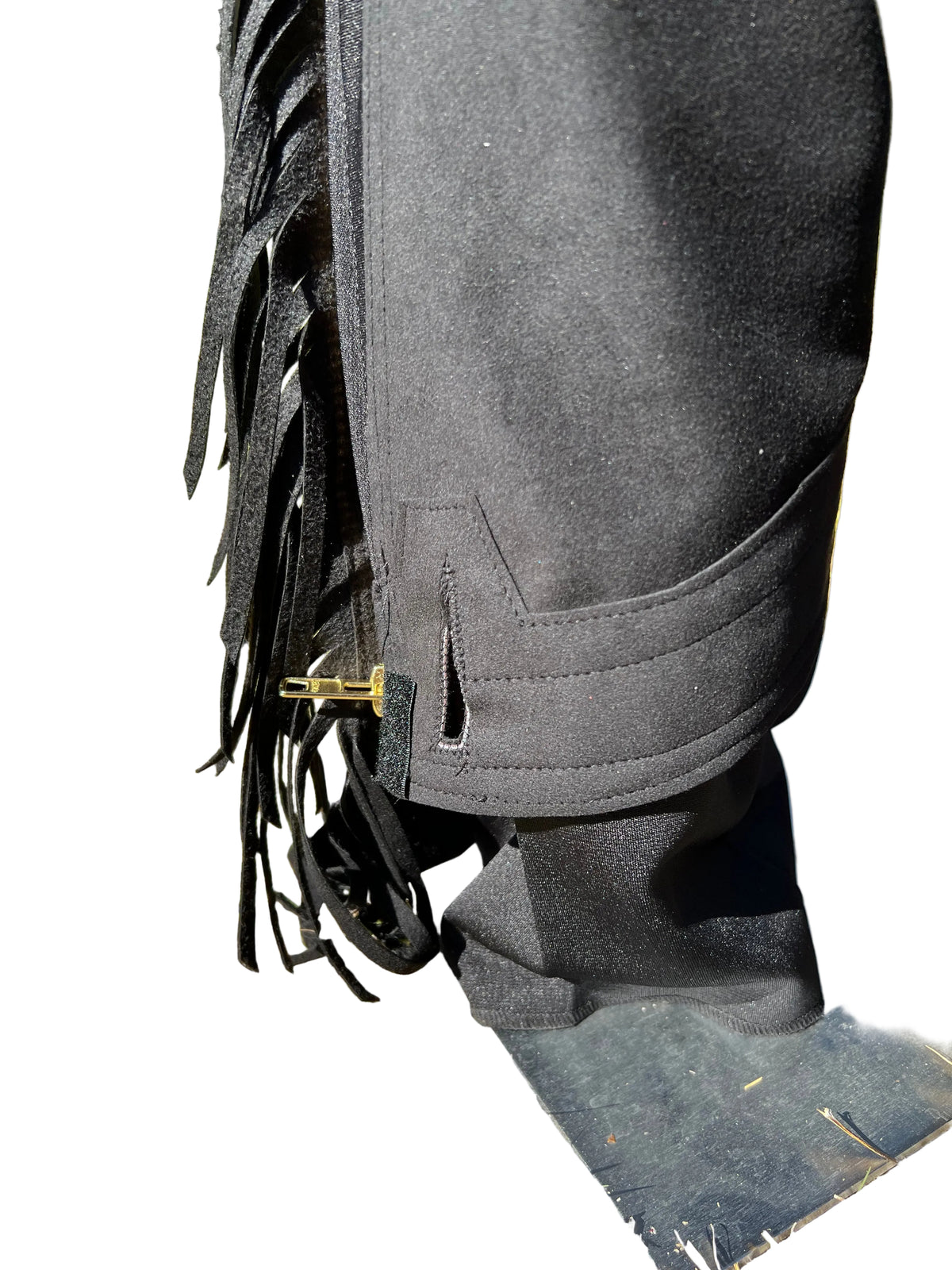 Ready Made Ultrasuede Chaps - kids - Black