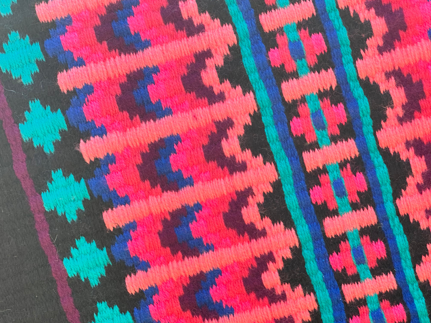 B423 Oversized Saddle Blanket Black, Burgundy, Teal, Royal Blue, Neon Pink, Peach, Dark Coral