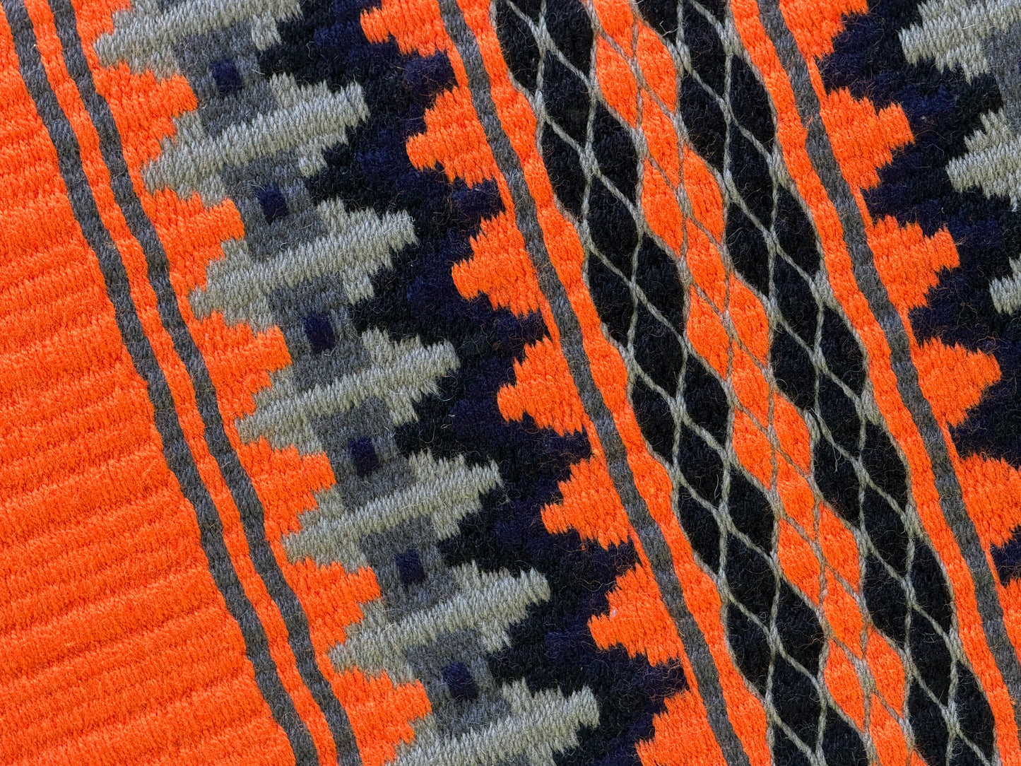 B575 Oversized Saddle Blanket Orange, Black, Ash, Charcoal