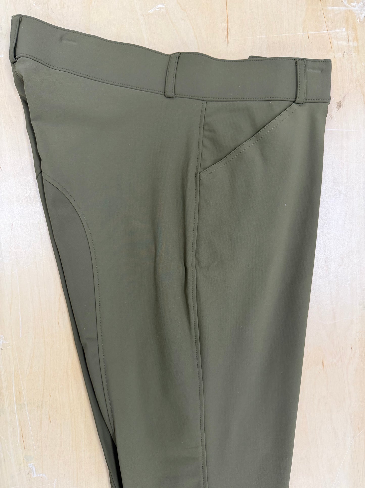 ***Pre-Sale*** Olive Green breeches - Side Zip