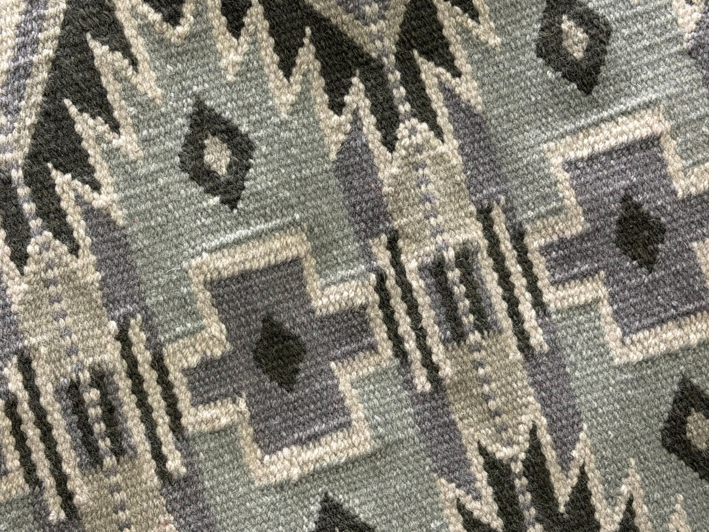 a104 Ranch Oversized Saddle Blanket Charcoal, Ash, Grey, Silver Rose