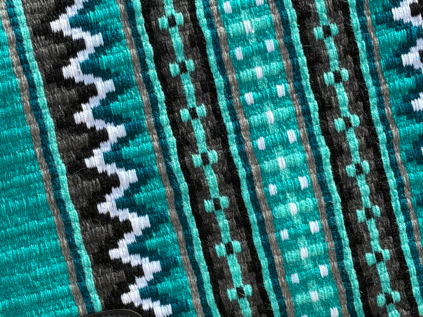 B502 Oversized Saddle Blanket Turquoise, Ash, Black, Dark Teal, Soft Turquoise, White, Mint Green, Charcoal