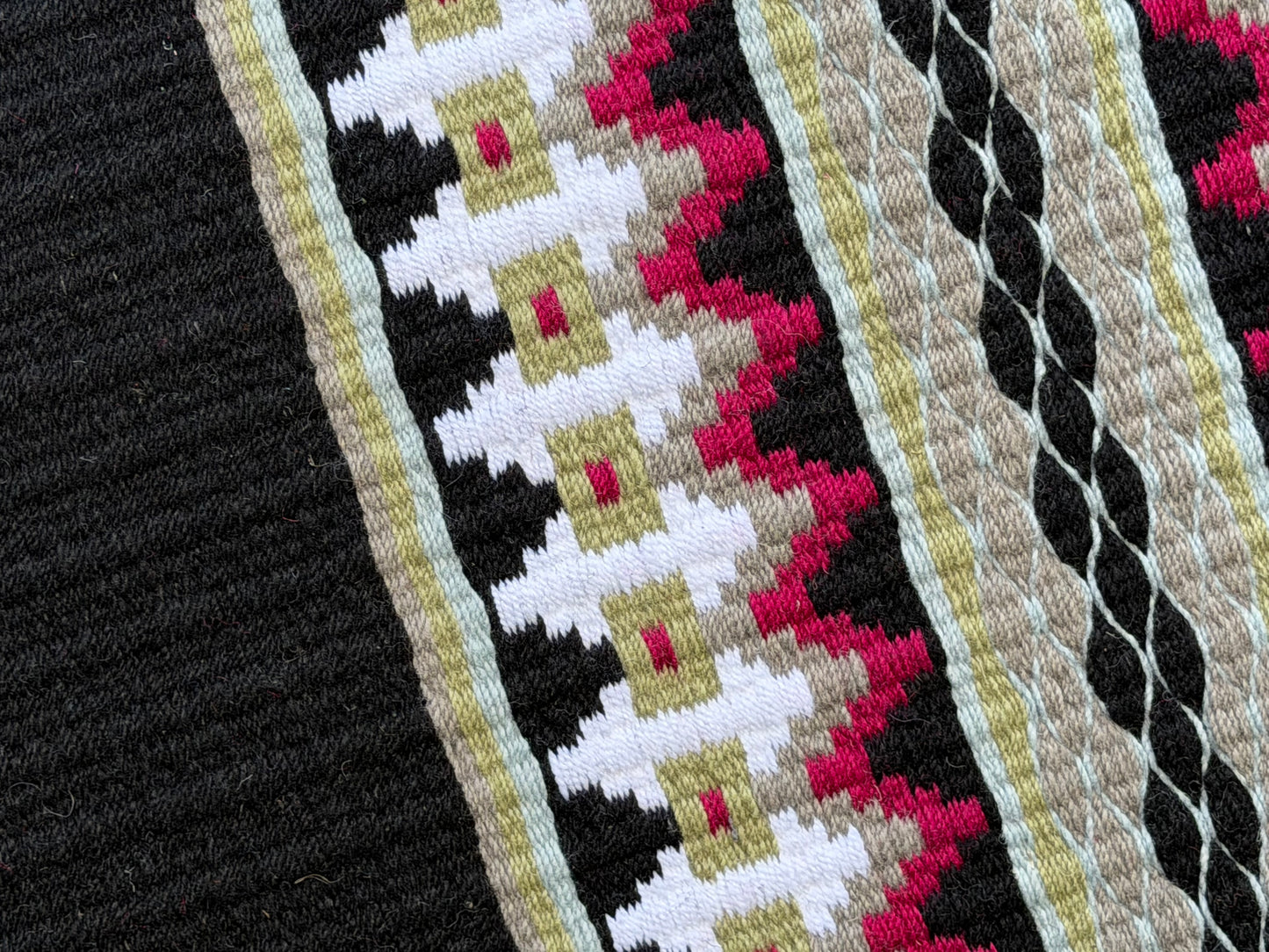 B539 Oversized Saddle Blanket Black, Ash, White, Moss Green, Raspberry, Light Blue