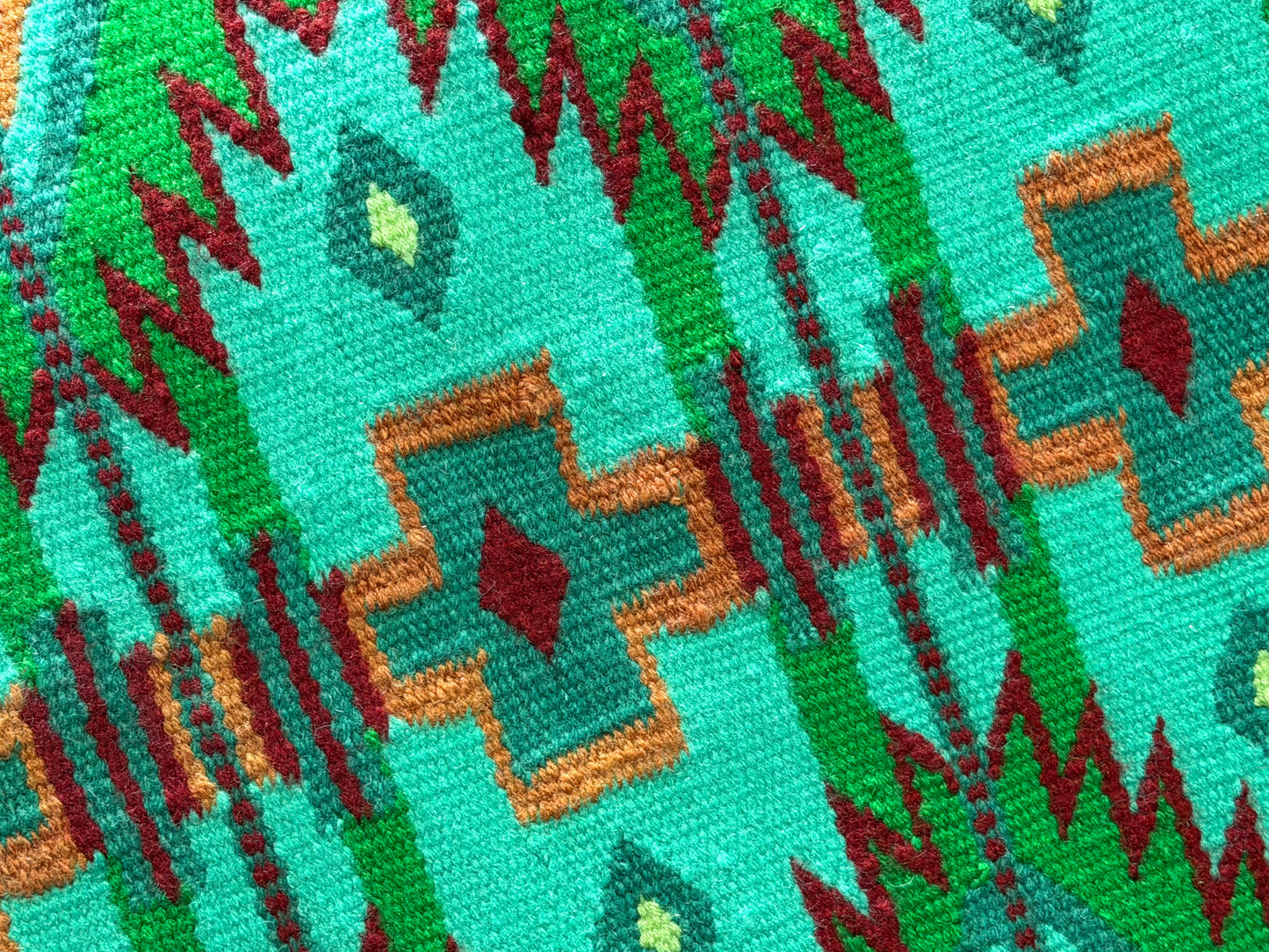a112 Ranch Oversized Saddle Blanket Kelly Green, Brick Red, Tobascol, Dark Sage, Mint Green