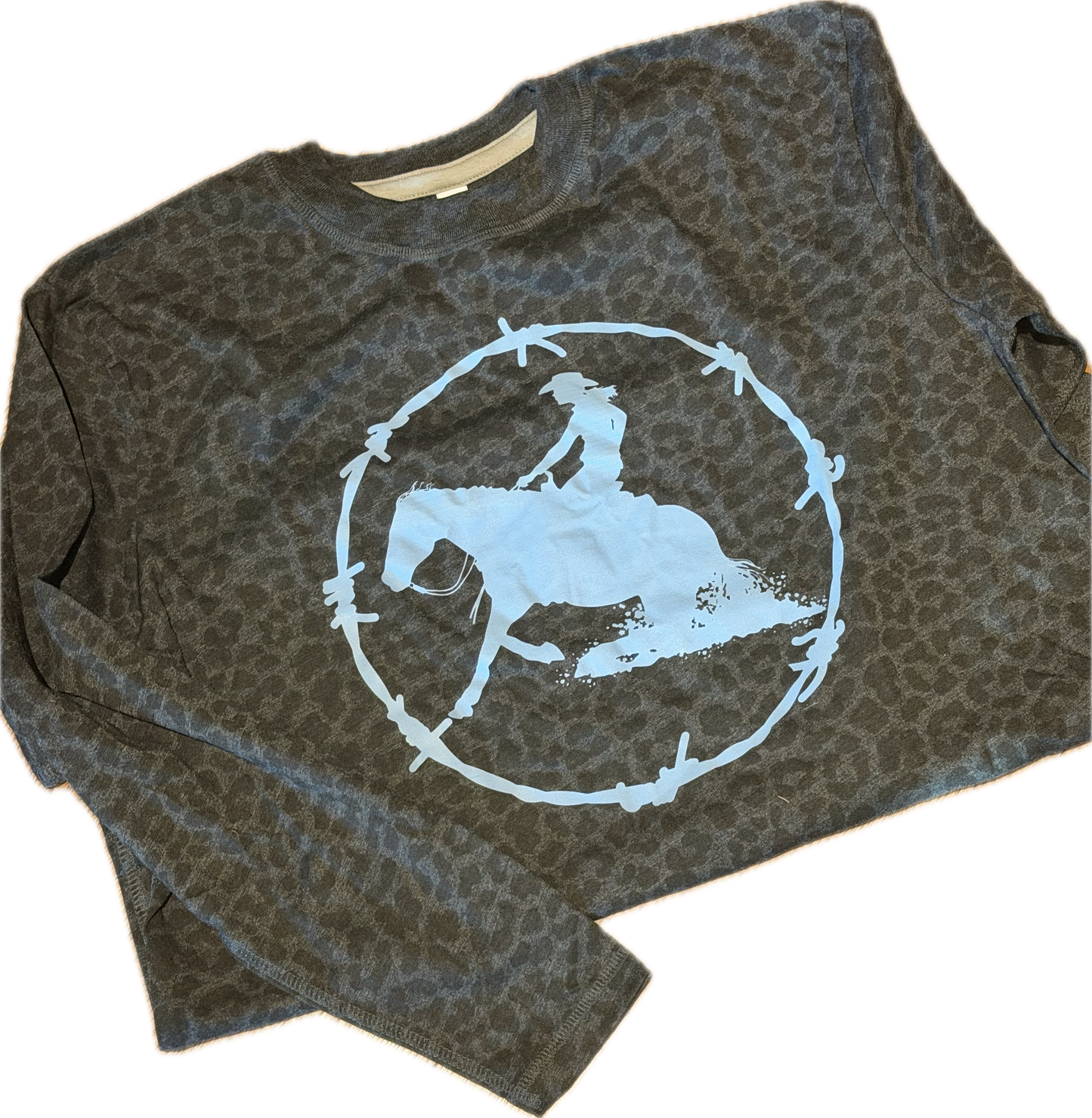 Long Sleeve T-Shirt "Reiner Wire'" in Grey Leppard
