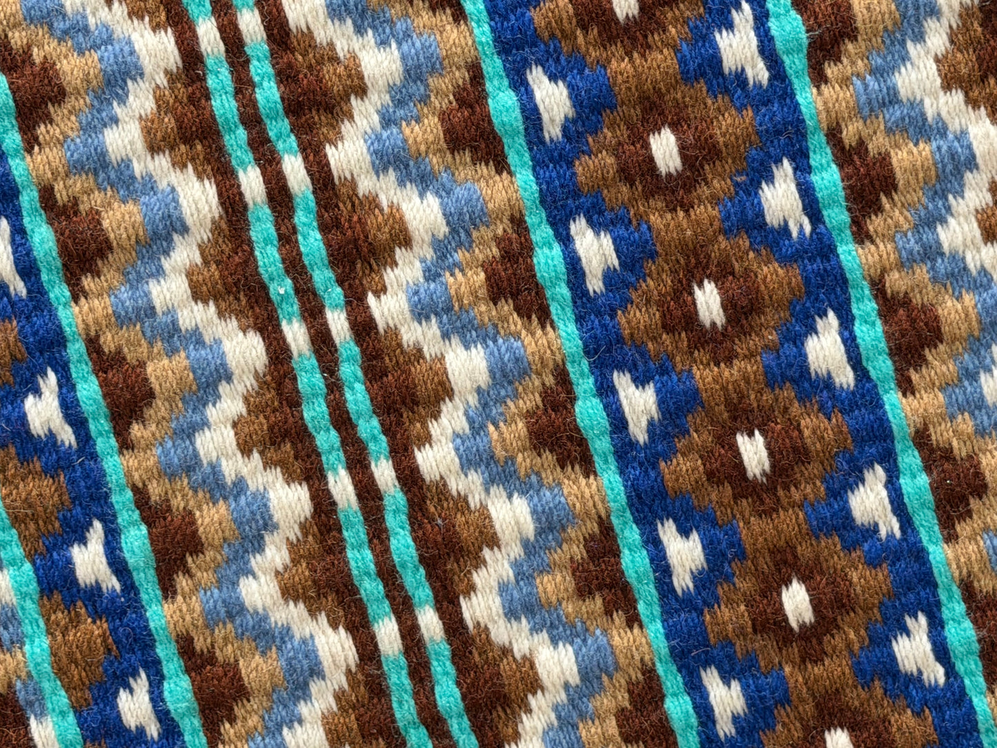 B616 Oversized Saddle Blanket Chestnut Brown, Royal Blue, White, Aqua, Sheep Skin, Periwinkle