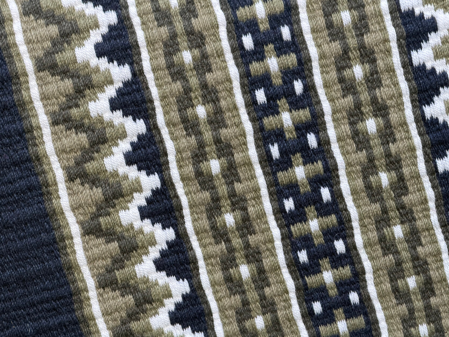 B536 Oversized Saddle Blanket Navy Blue, White, Ash., Charcoal