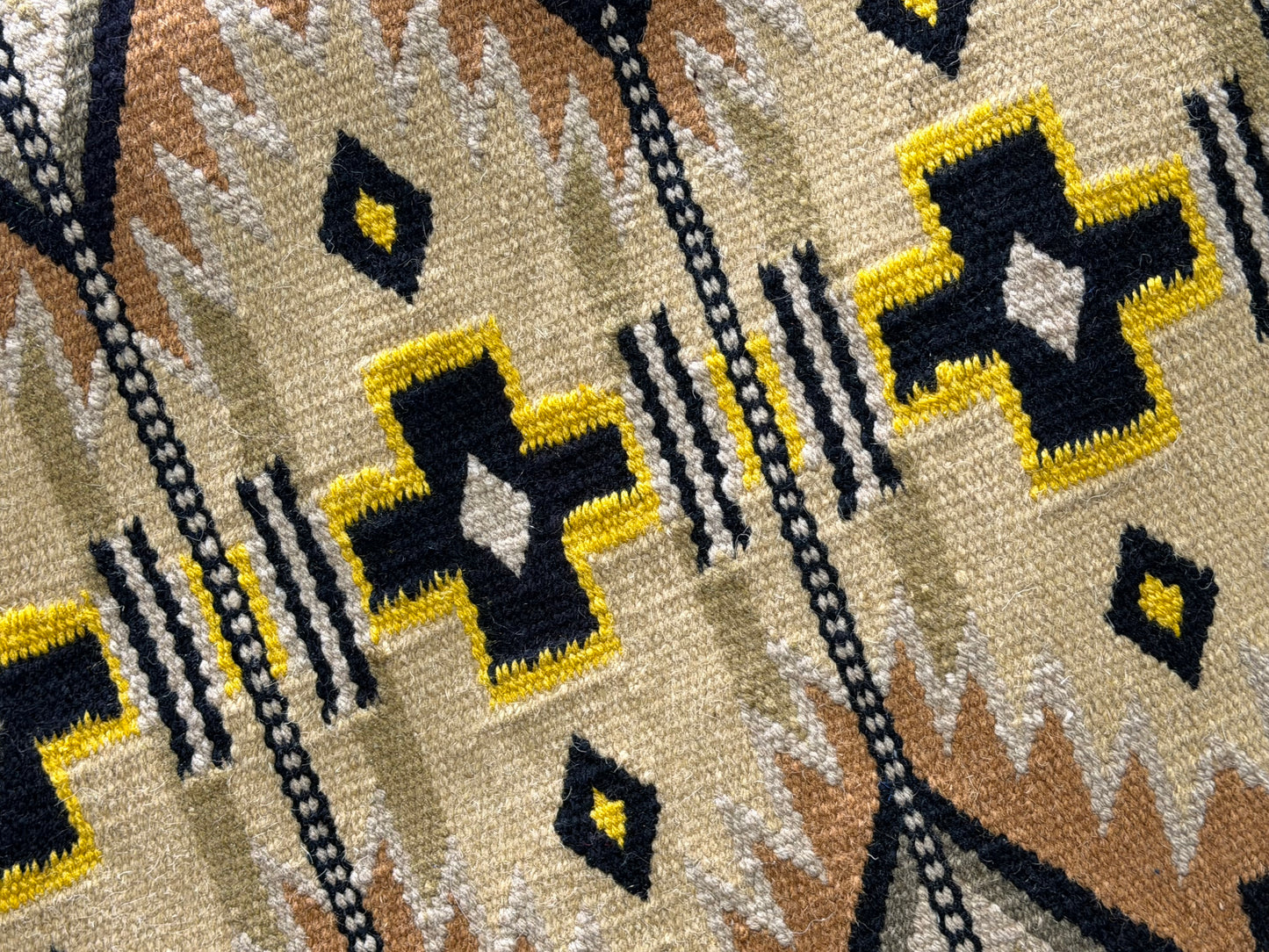 a111 Ranch Oversized Saddle Blanket Indian Tan, Seductive Honey, Fawn, Black, Sheep Skin, Bright Gold