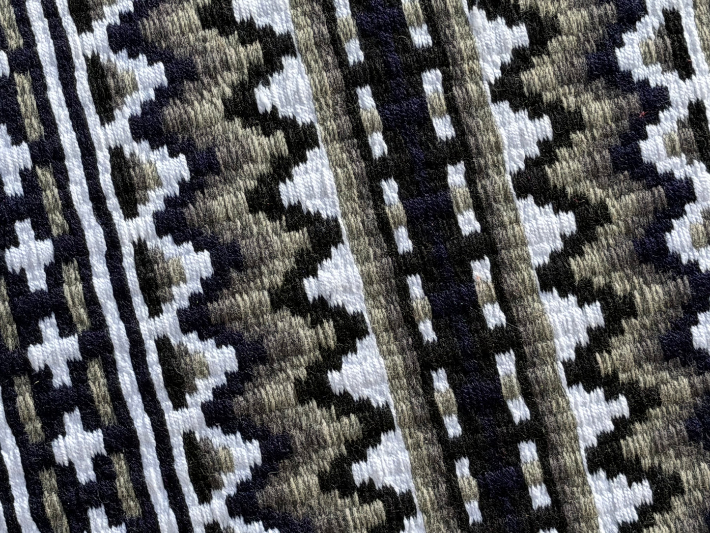 B495 Oversized Saddle Blanket Dark Navy Blue, Ash, Charcoal, White, Black, White