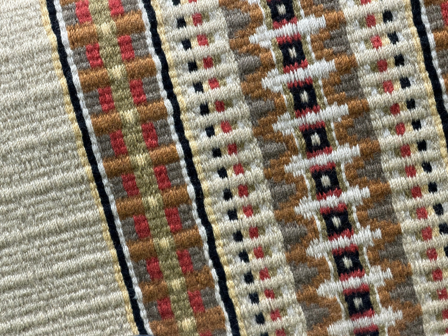 B579 Oversized Saddle Blanket Sand, Gold, Fawn, Lark, Ivory, Tobascco, Black
