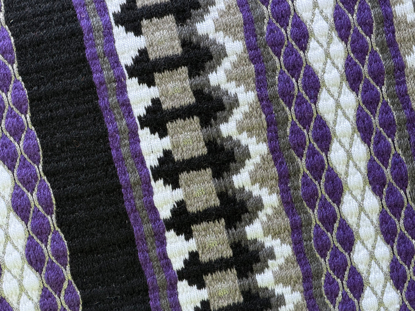 B565 Oversized Saddle Blanket Black, White, Show Purple, Matte Silver Metallic, Ash, Charcoal