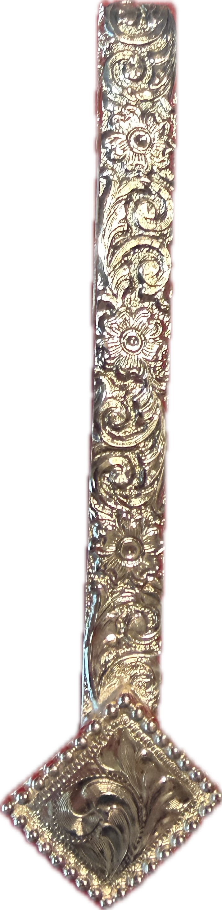 Diamond Silver Back Number Clip (Length Options)
