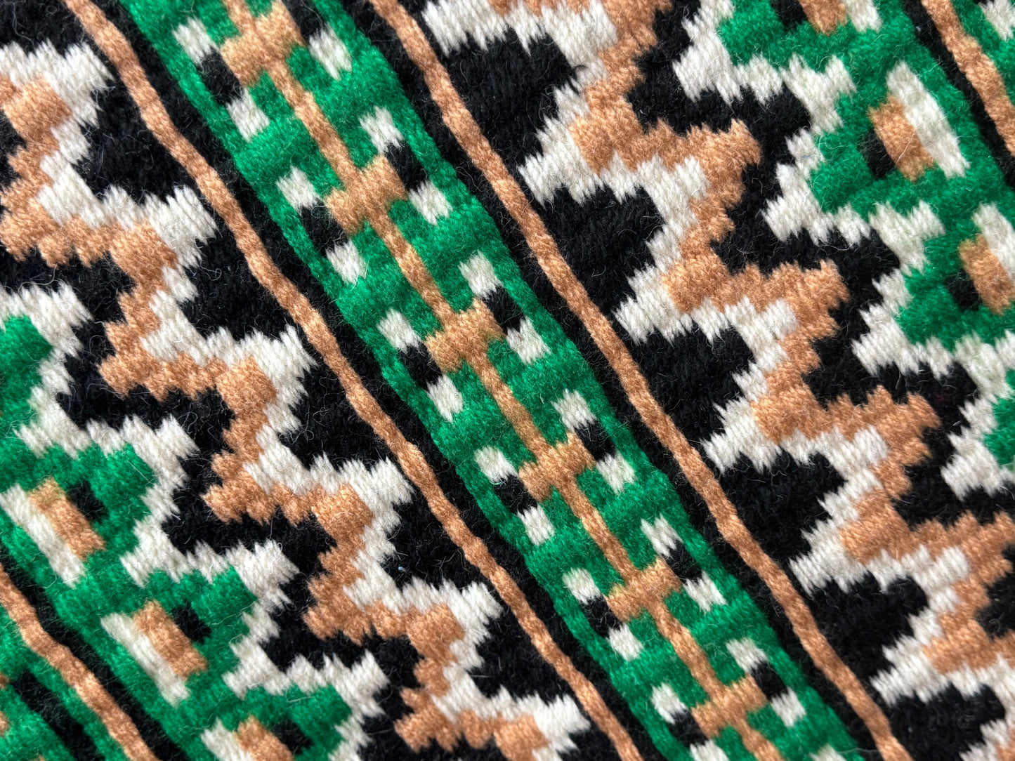 B344 Oversized Saddle Blanket Apple Green, Black, Cream, Indian Tan, Seductive Honey