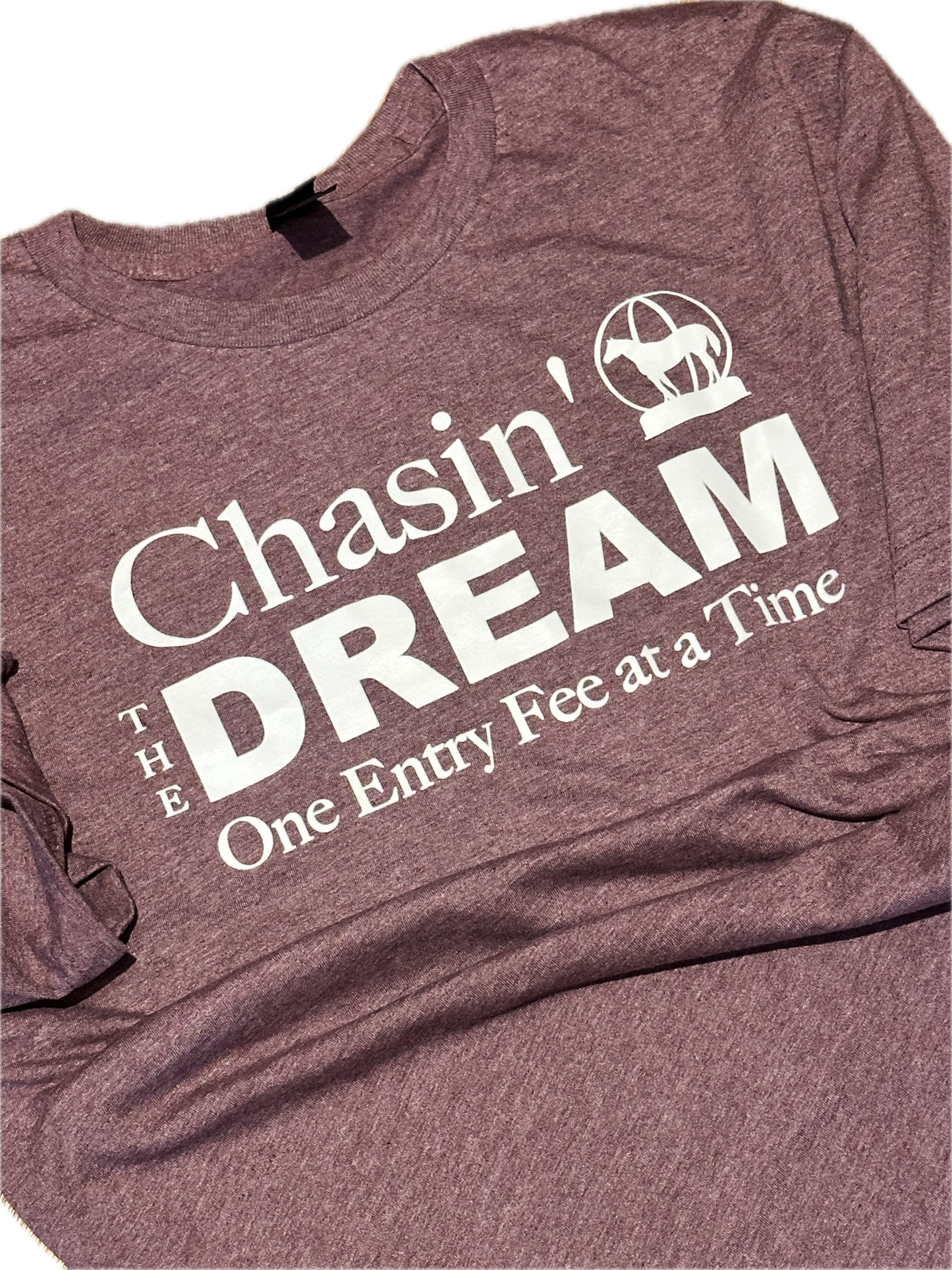 T-Shirt "Dreams" LARGE in maroon heather