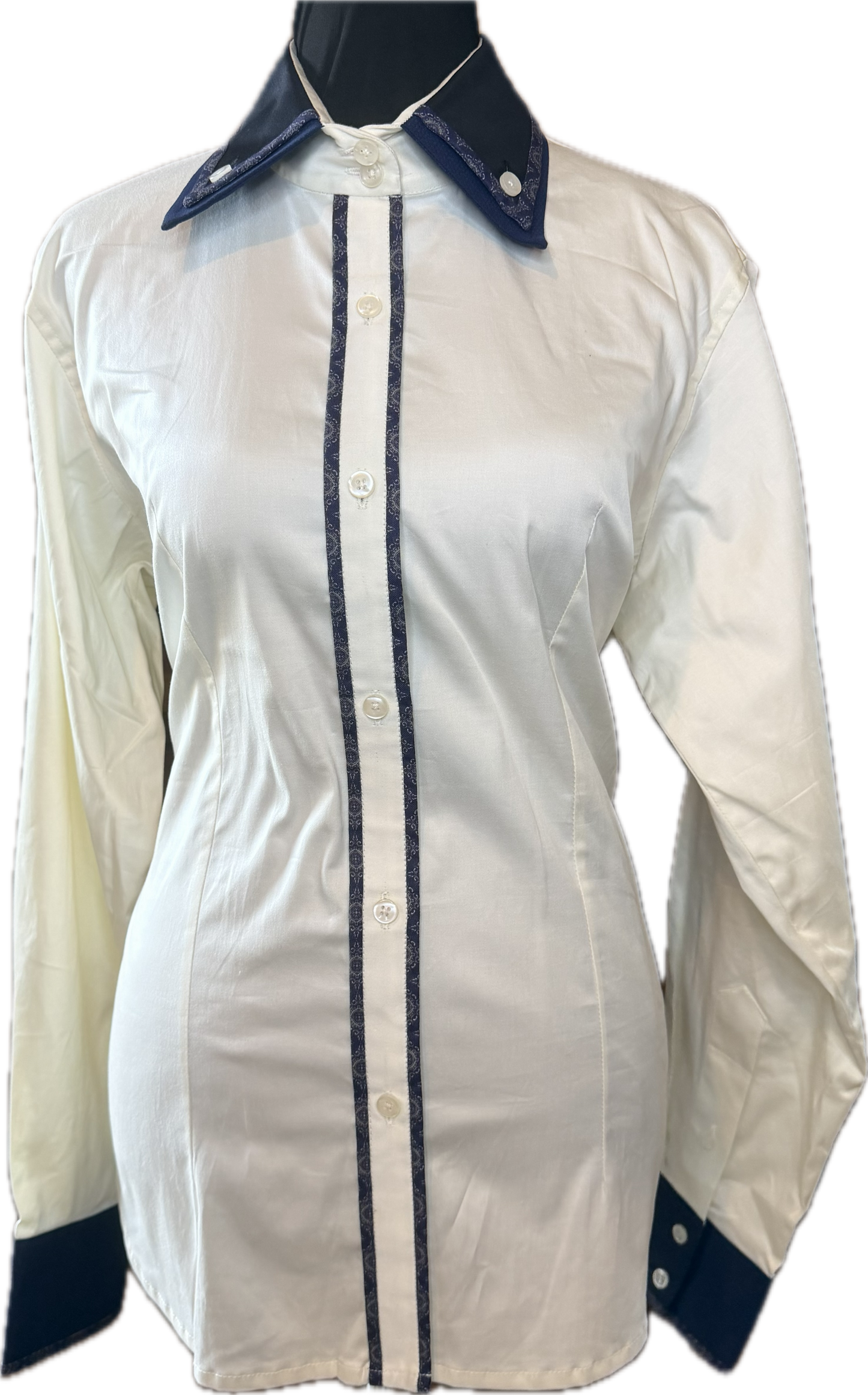 *42 Bust* Vest Set *Navy Blue Textured and Matching Shirt