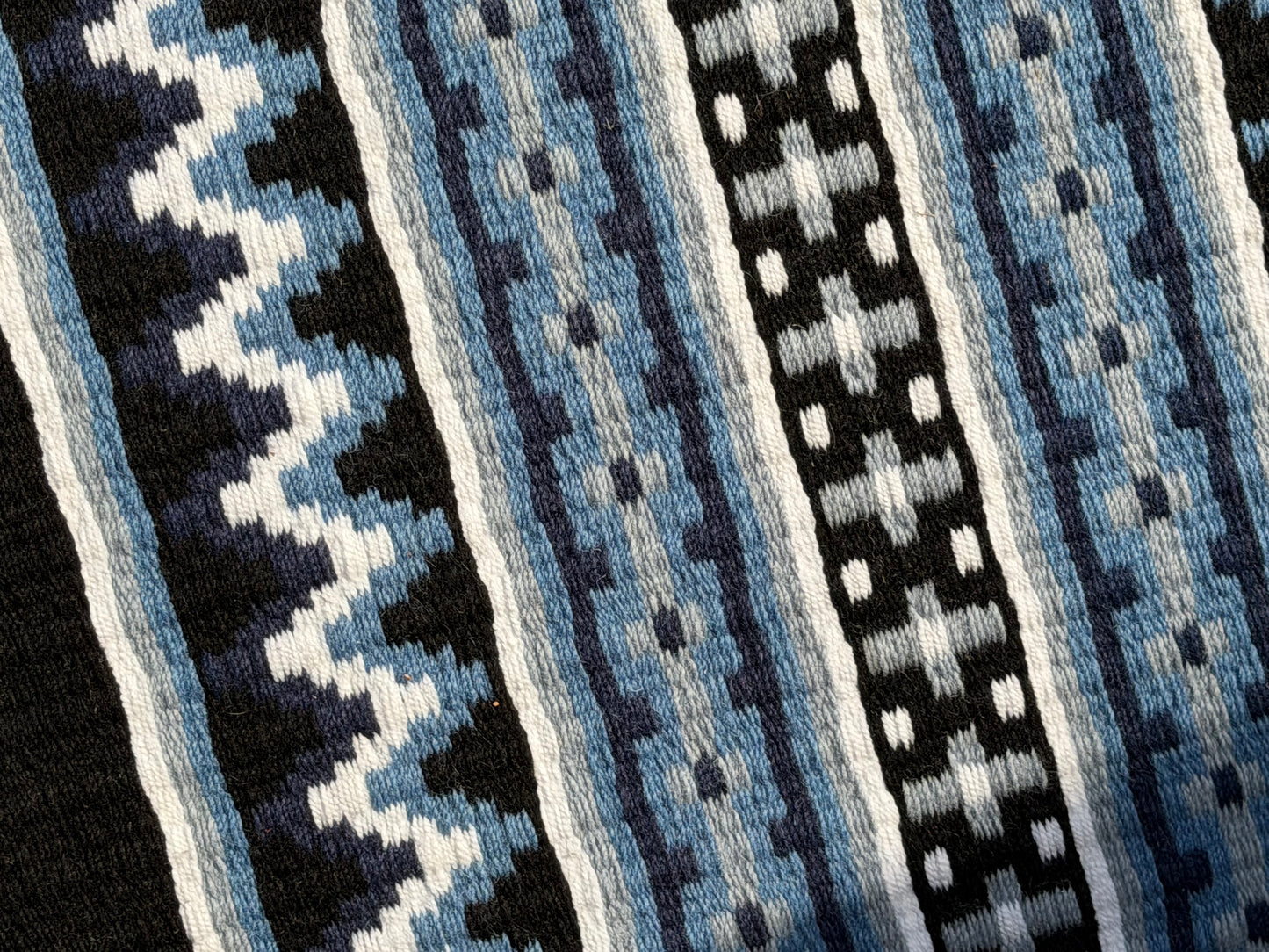 B460 Oversized Saddle Blanket Black, Navy Blue, Powder Blue, Cadet Blue, White