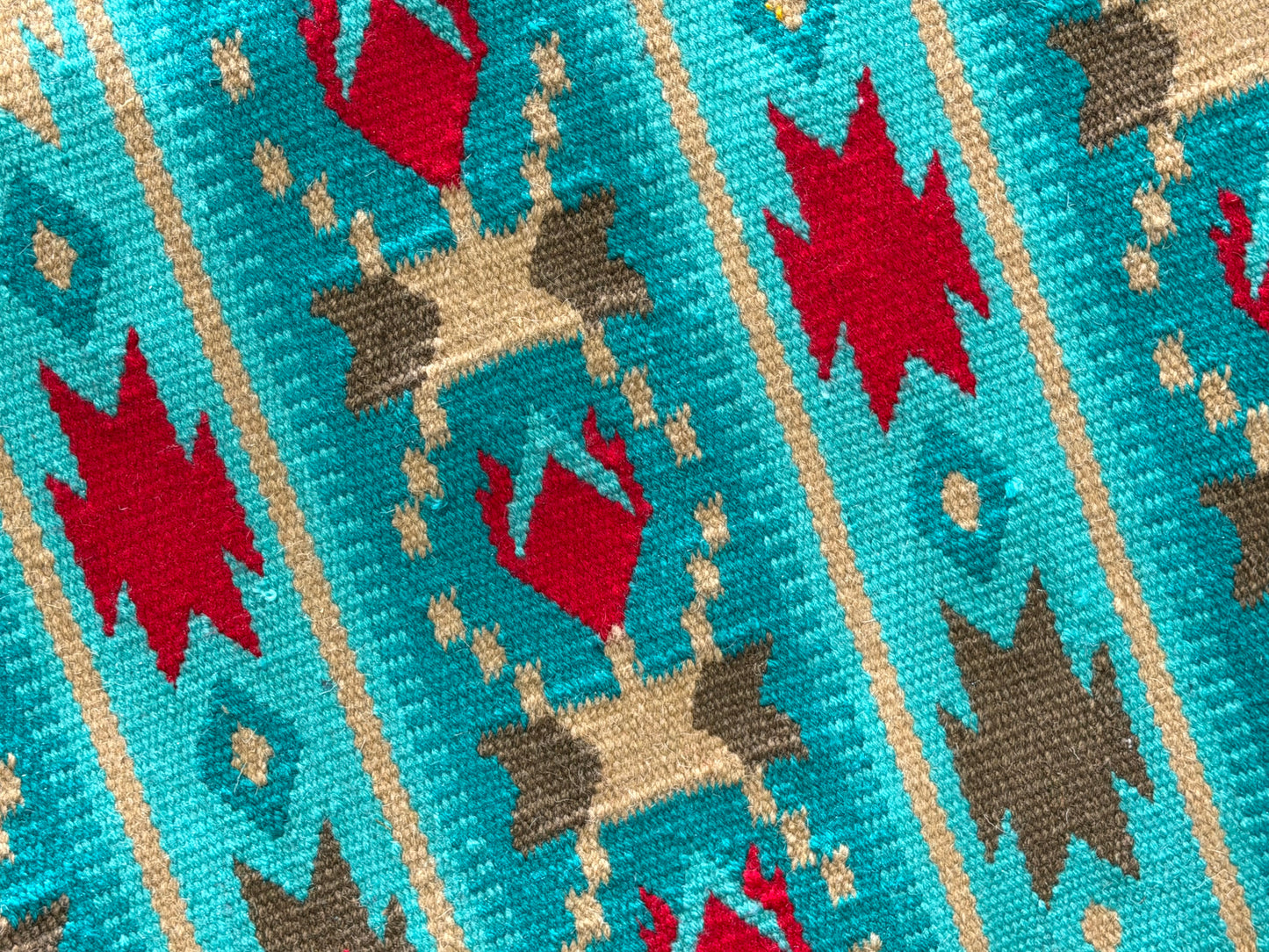 a110 Ranch Oversized Saddle Blanket Bright Red, Mint, Dark Mint, Seductive honey, Raw Umber