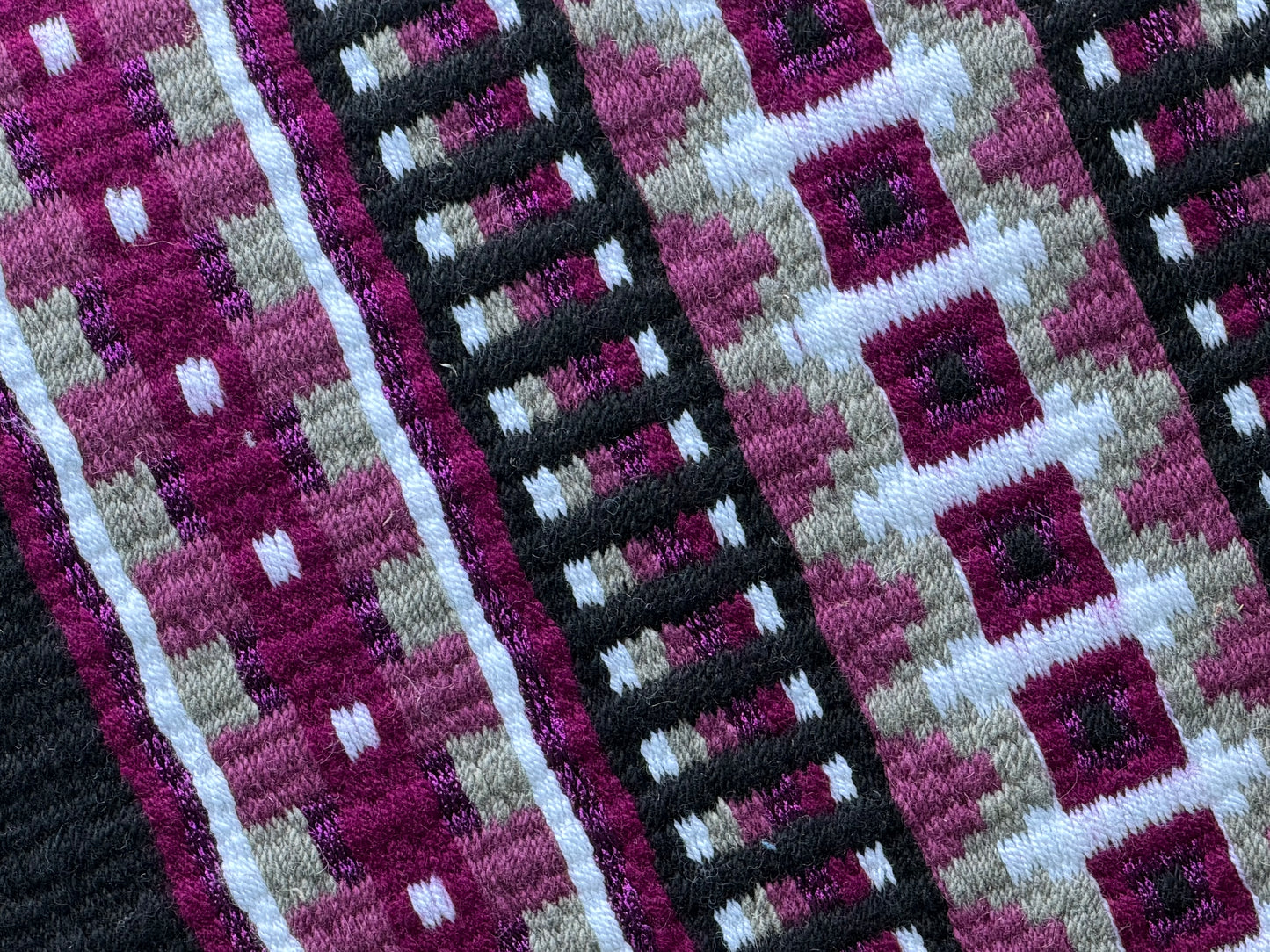 B553 Oversized Saddle Blanket Black, Grape Juice, Light Grape Juice, White, Ash, Matte Metallic Grape Juice