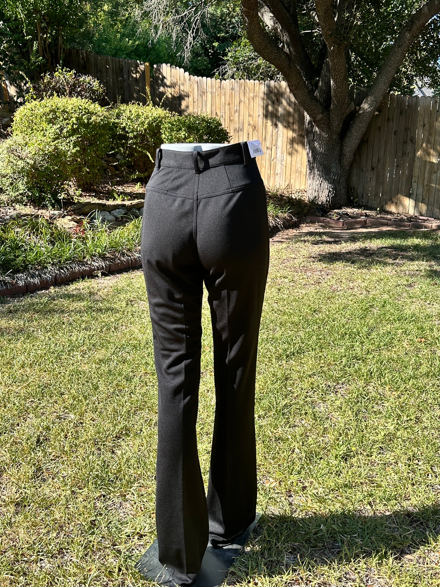 Kids showmanship/riding pants BLACK NON STRETCH