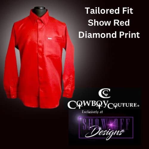 Cowboy Couture -Show Red- XX Large (ONE ONLY)