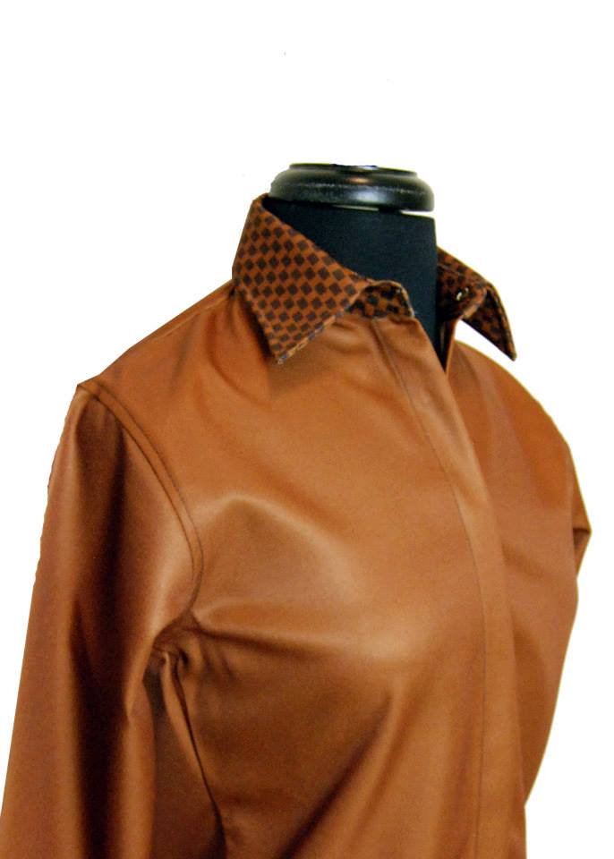 Cowboy Couture -Ladies Caramel With Carbon Fiber Collar- Extra Small