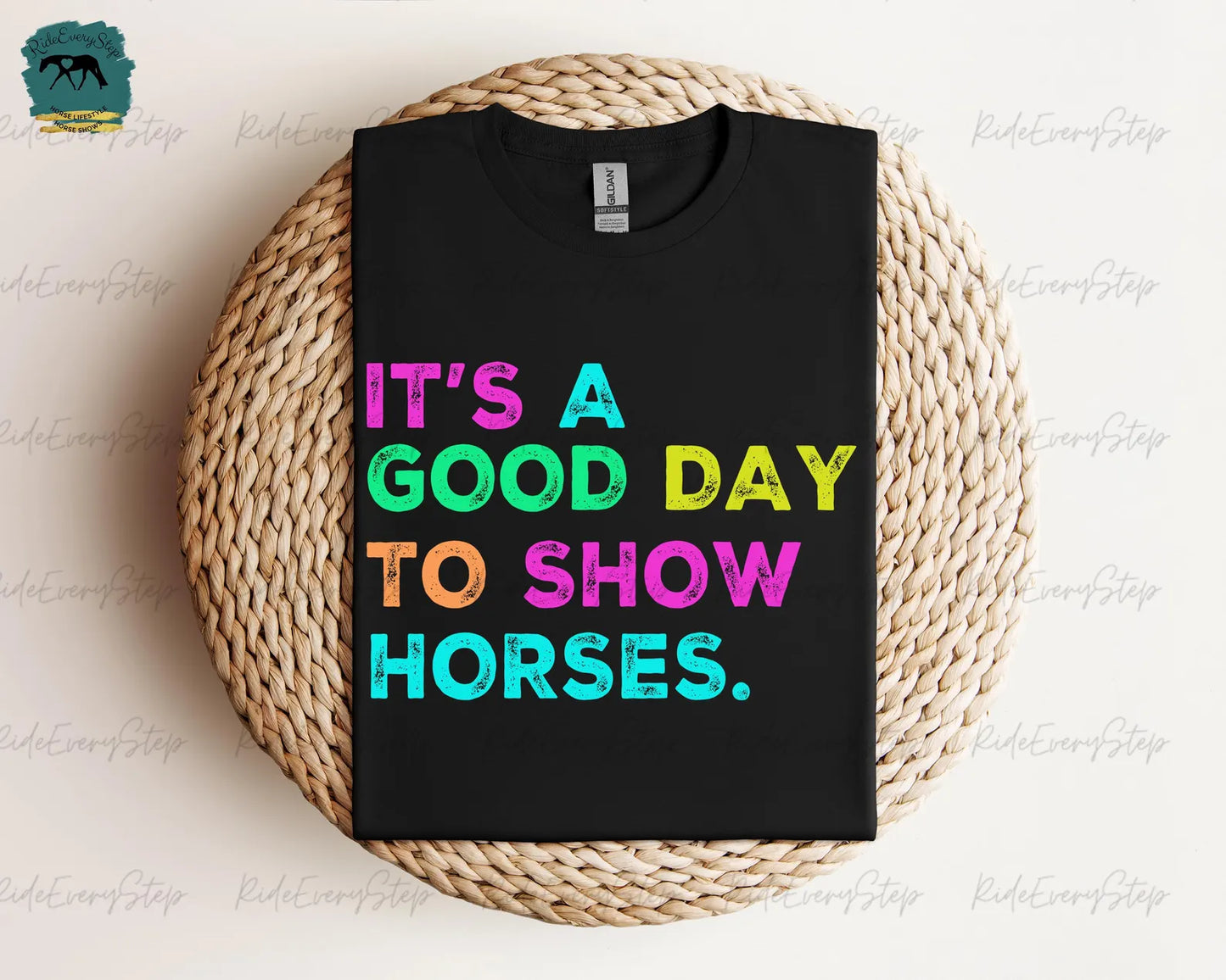 T-Shirt "Good Day" LARGE in charcoal heather