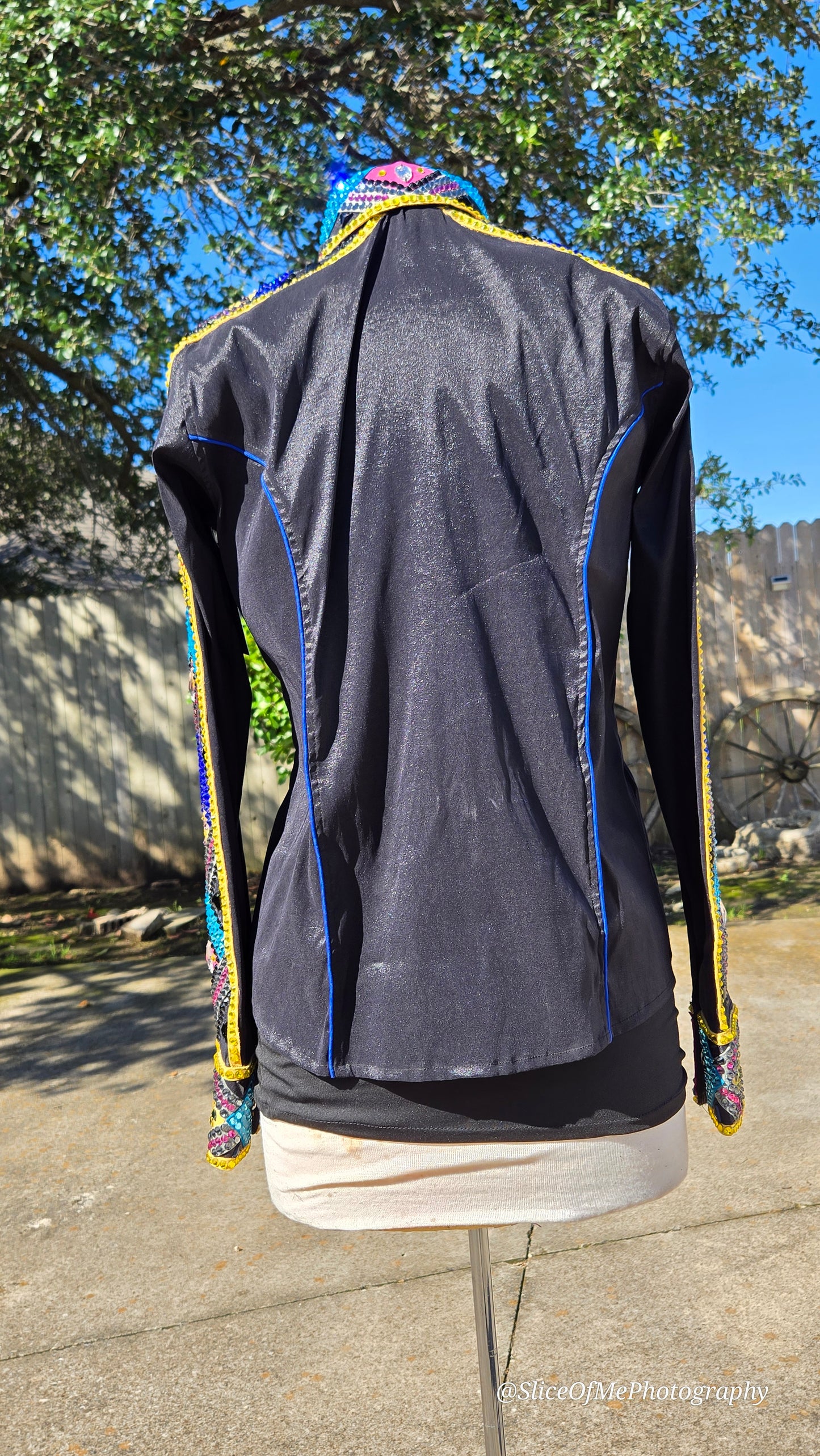 Size Large stretch taffeta Black, Citrine, Emerald Green, Turquoise, Blue, Silver,