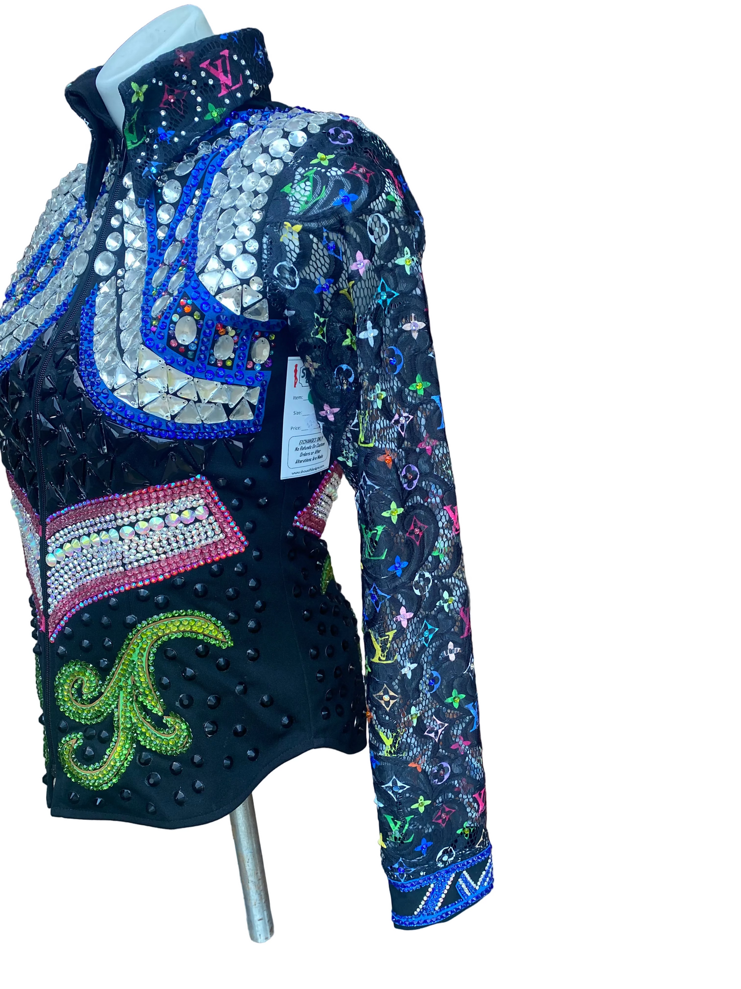 Small Shacket LV Lace sleeves. This one is fun and elegant!