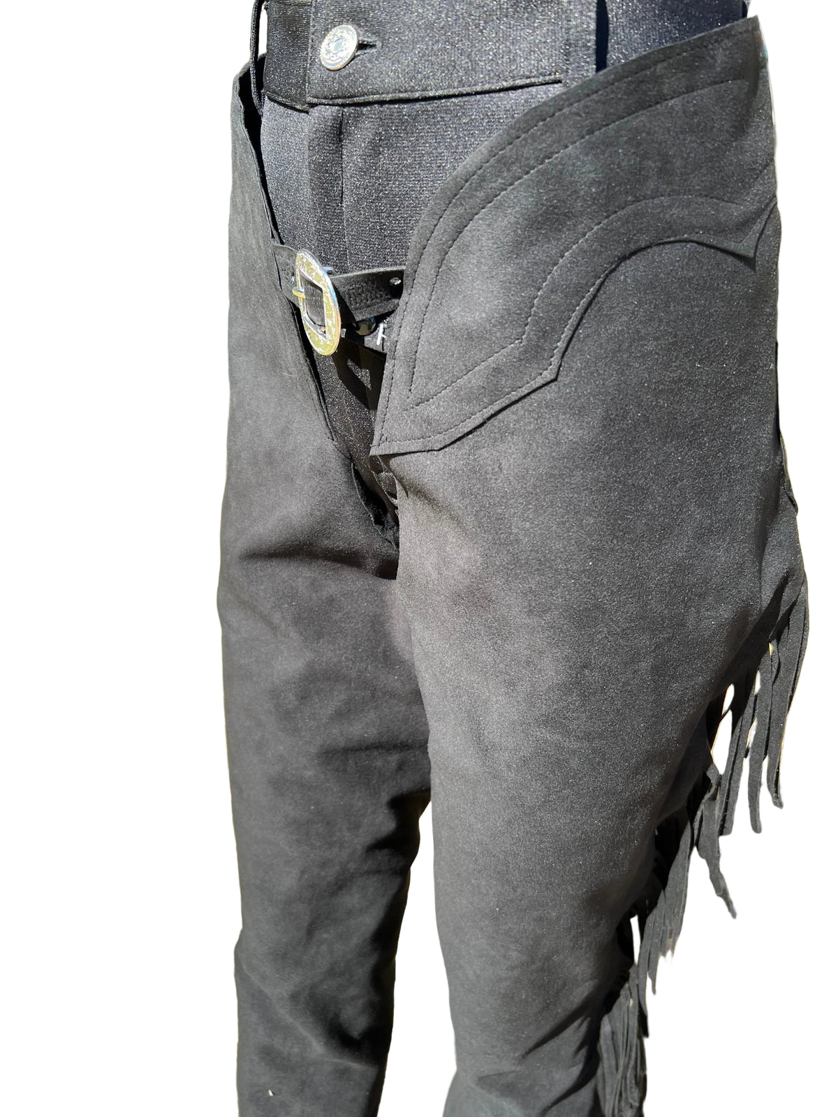 Chaps Off Ready Made Ultrasuede Chaps - Black – Show-Off Designs