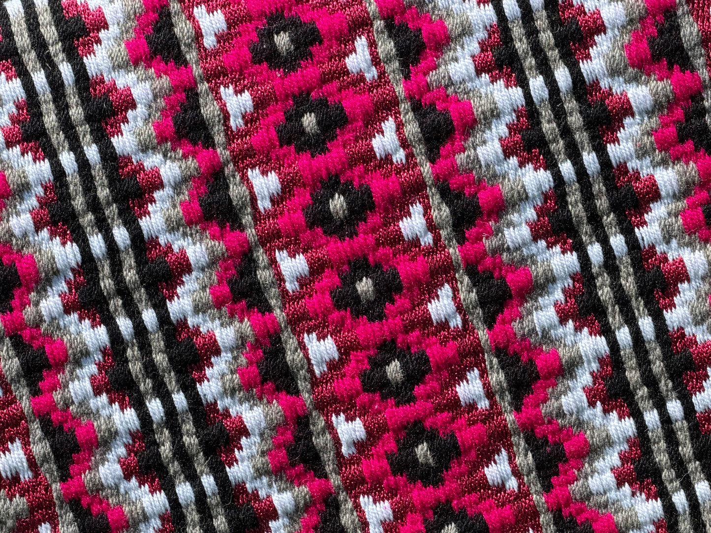 B515 Oversized Saddle Blanket Black, Hot Pink, Matte Metallic hot Pink, White, Ash
