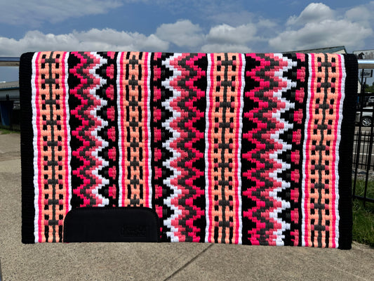 B360 Oversized Saddle Blanket Black, White, Hot Pink, Peach, Coral, Charcoal