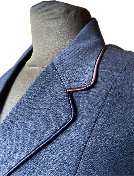 Navy with Burgundy and Navy Piping