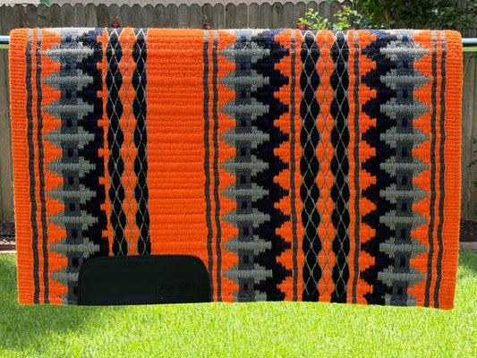 B575 Oversized Saddle Blanket Orange, Black, Ash, Charcoal