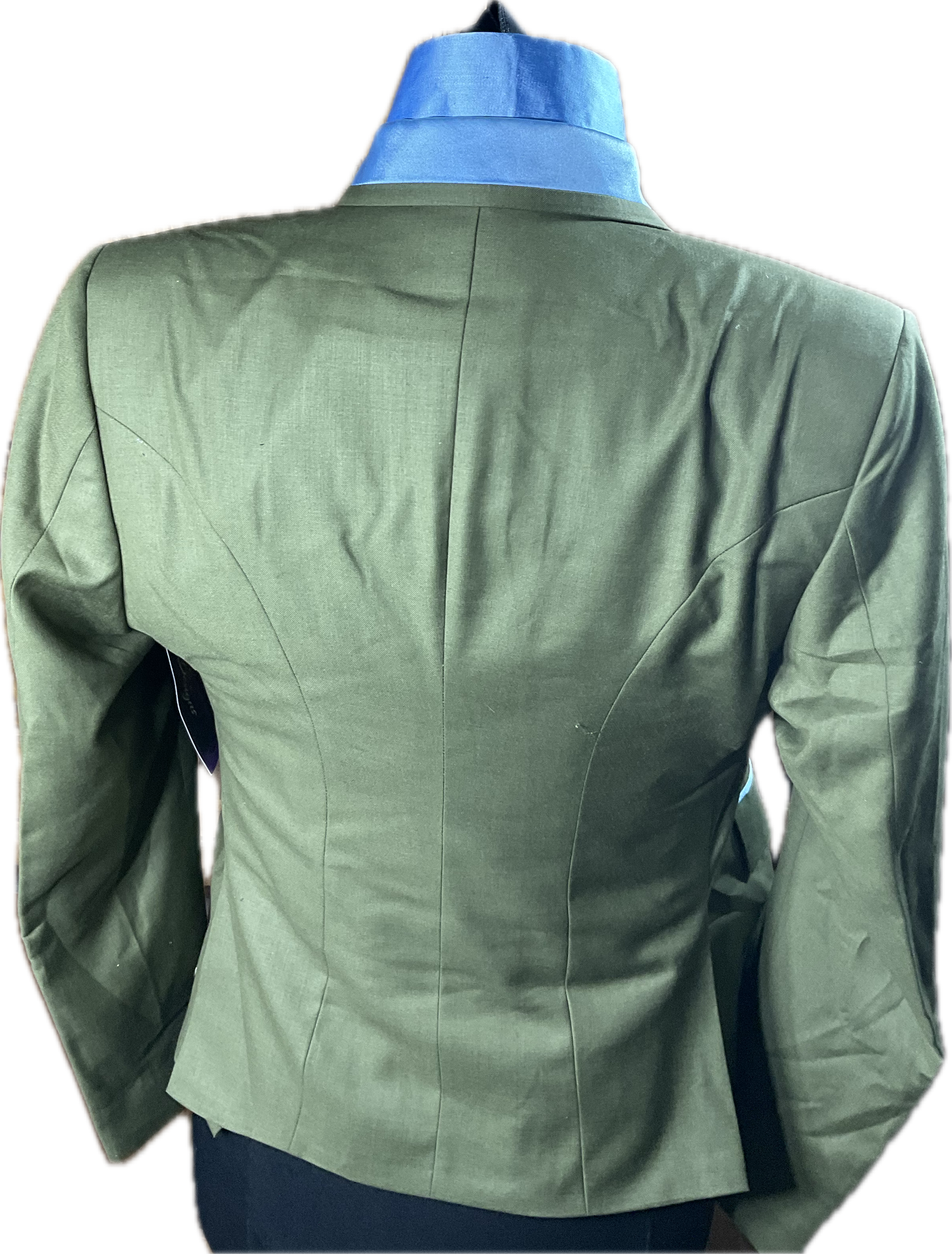 *36 Bust* Olive green coat, light blue shirt with matching olive pants (34" waist)