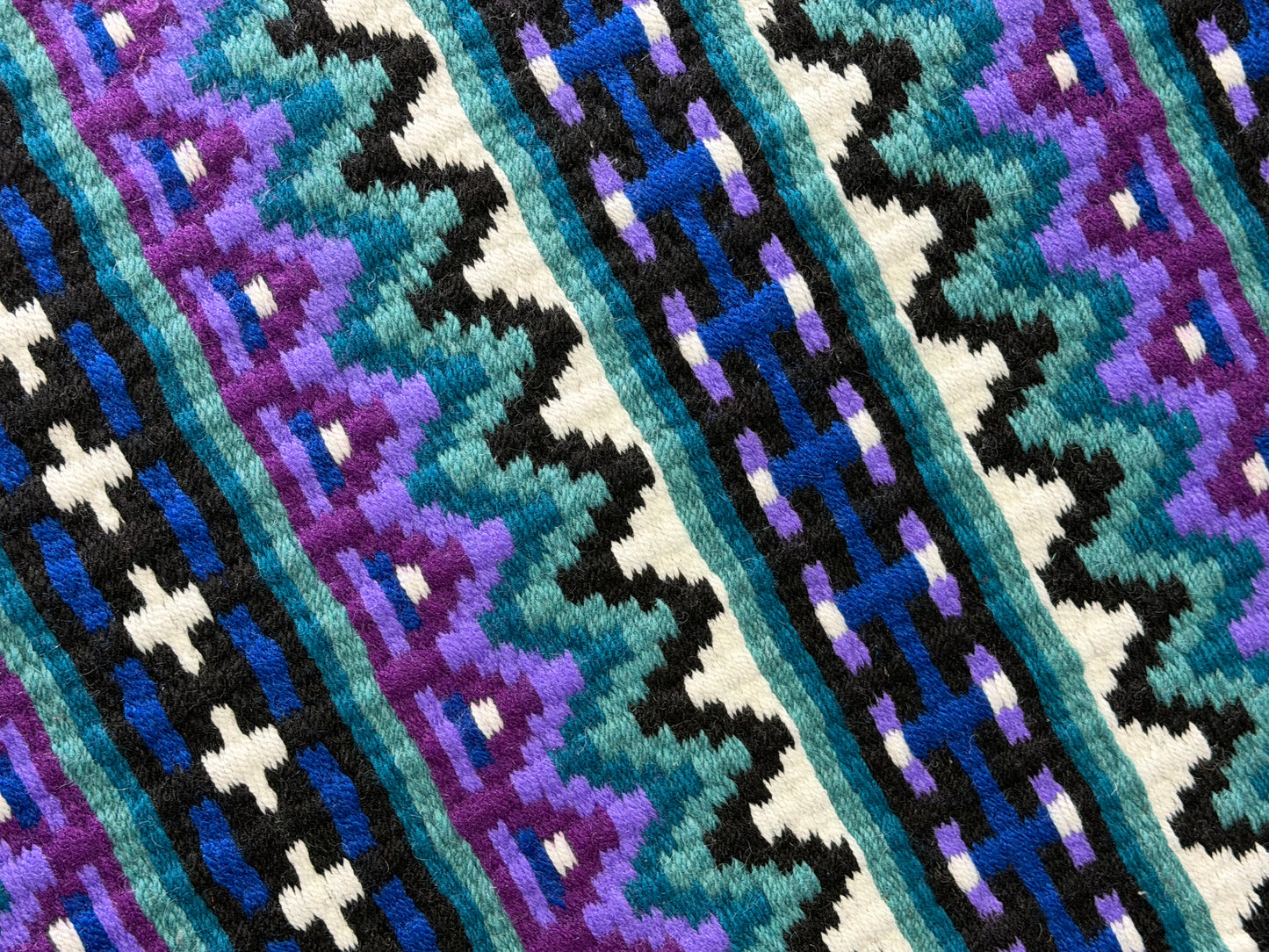 B594 Oversized Saddle Blanket Black, Dark Teal, Teal, Bright Lavender, White, Royal Blue