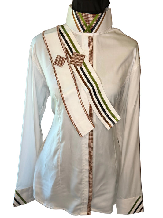*44 Bust* Hidden Zipper with Design Down the Front