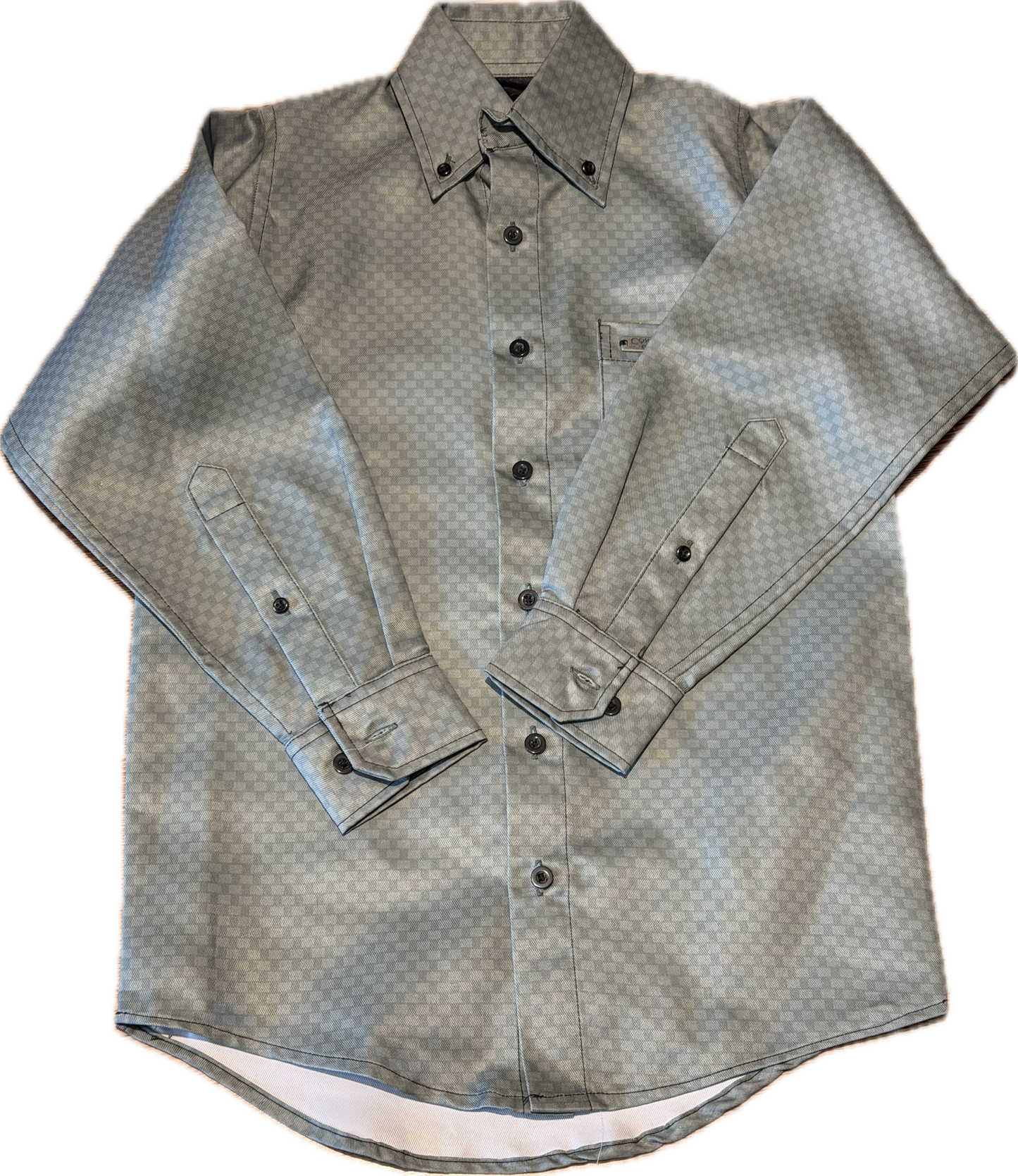Cowboy Couture Youth Boys -Light Sage Carbon Fiber- size 4 (ONE ONLY)