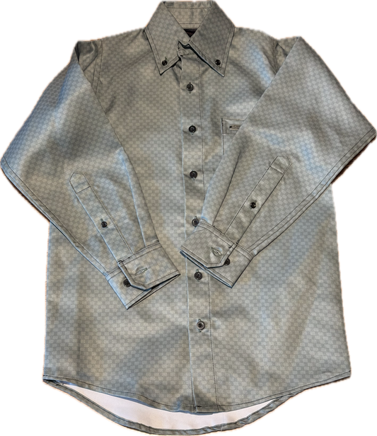 Cowboy Couture Youth Boys -Light Sage Carbon Fiber- size 4 (ONE ONLY)