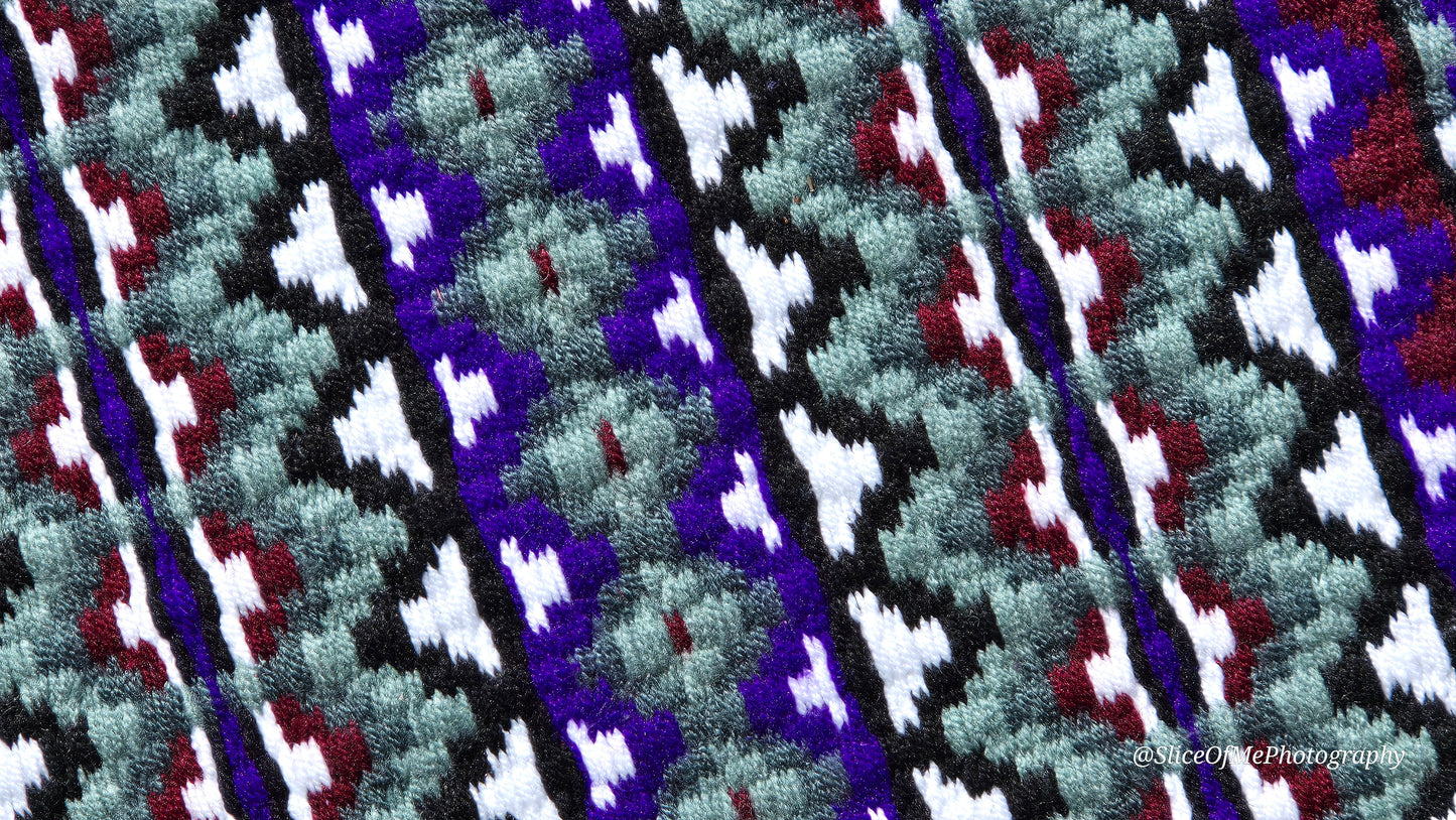 622 Oversized Saddle Blanket Purple, Ash, Grey, Brick Red, White, Black