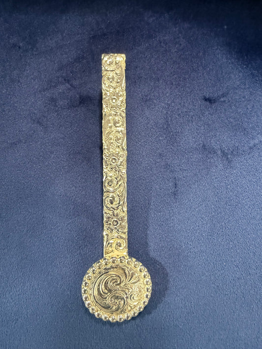Round 1.5" Silver Back Number Clip (Length Options)