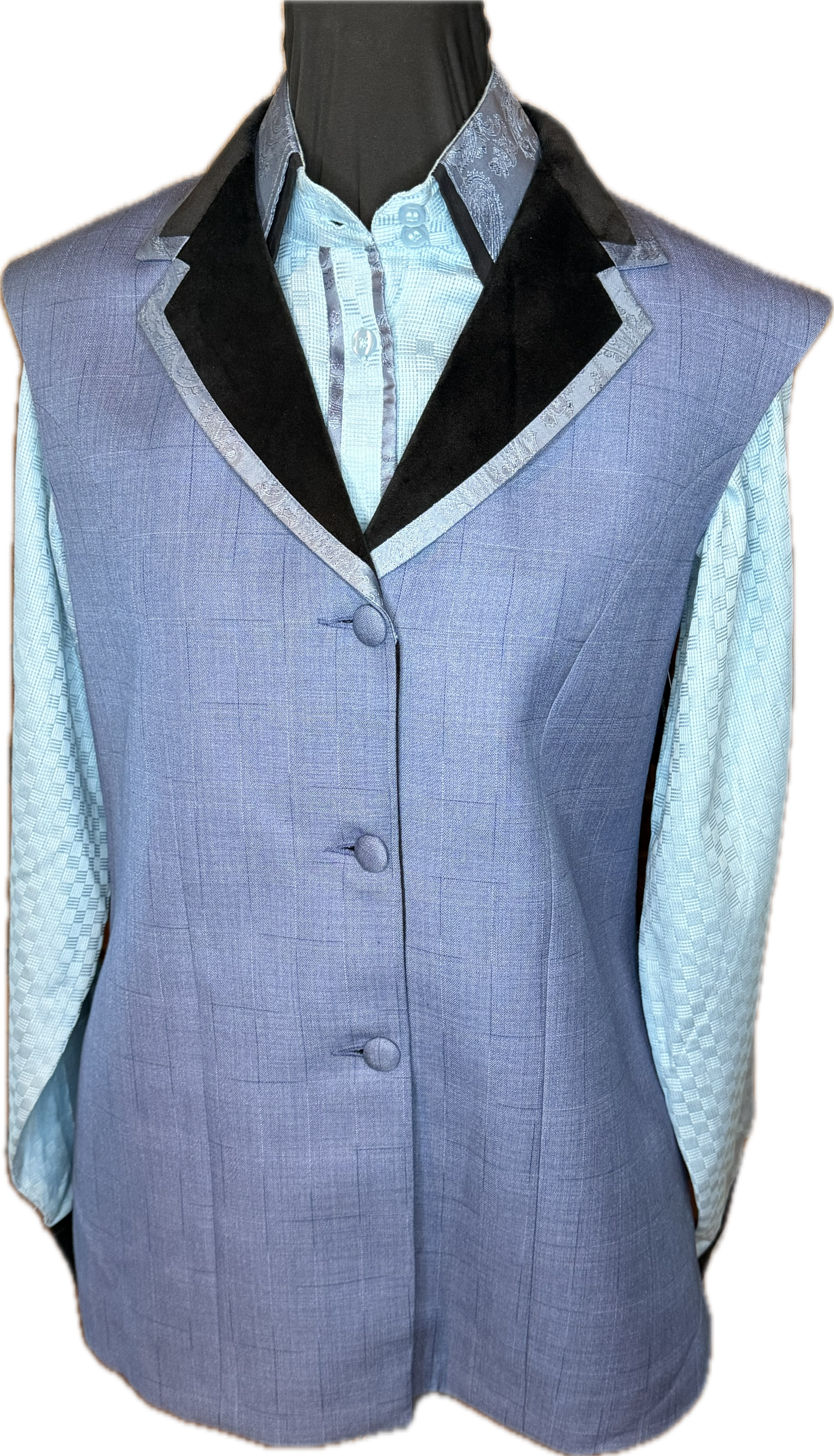*38 Bust* Vest Set *Light Blue