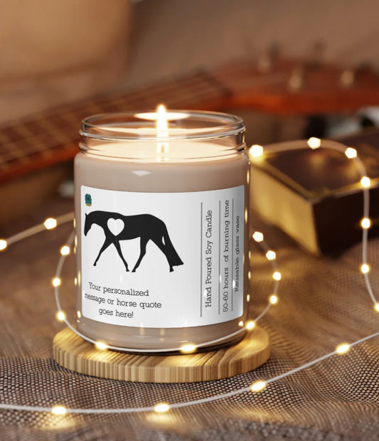 Heart Horse Candle