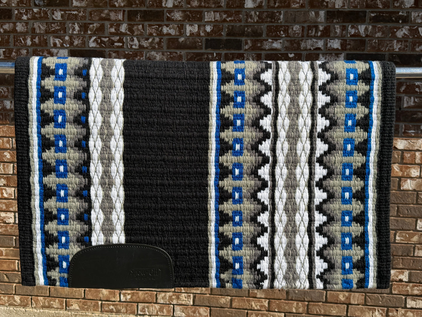 B455 Oversized Saddle Blanket Black, Ash, Royal Blue, Charcoal, White