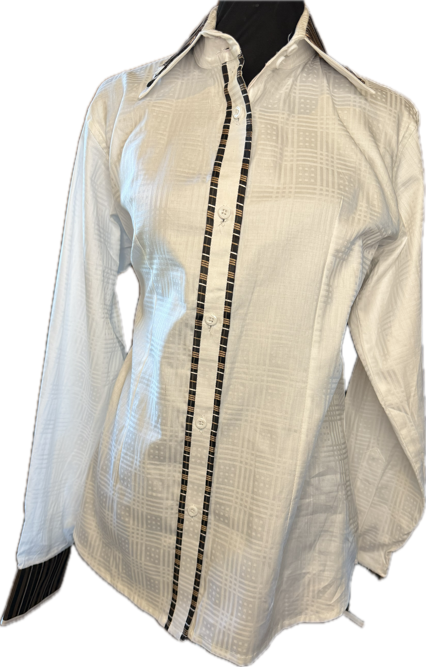 *40 Bust* Vest Set *Brown Plaid with Matching Shirt and Belt